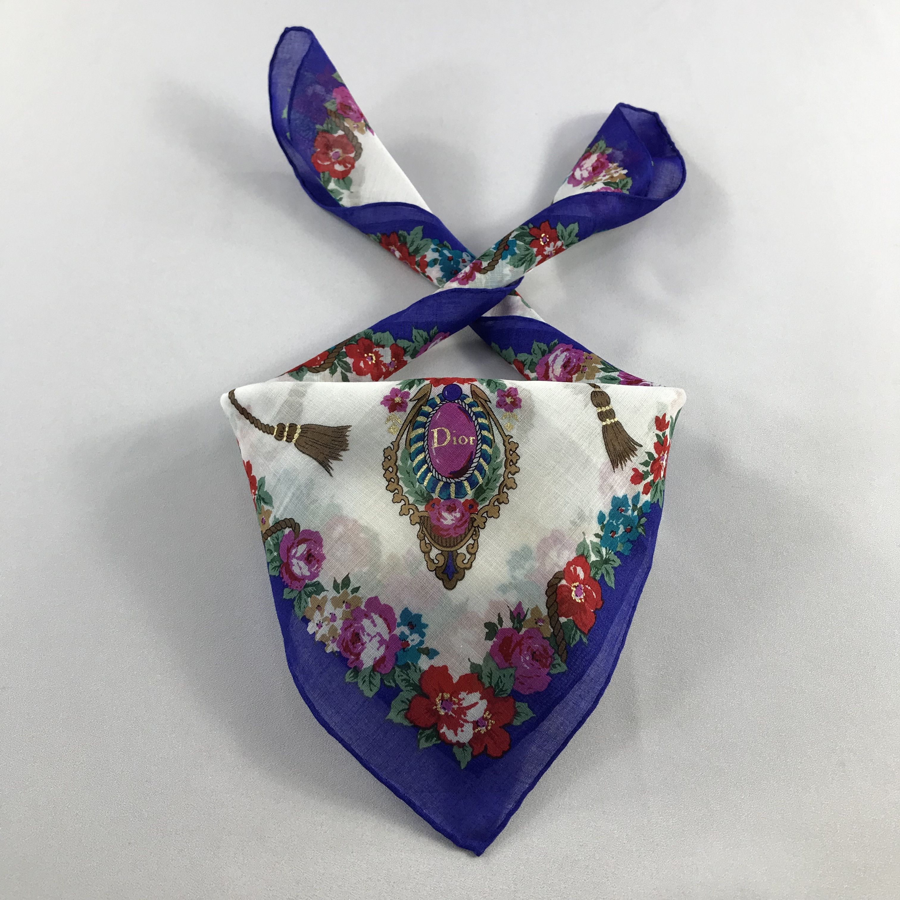 ChristiaN DIOr Handkerchief / Bandana / Neckerchief C781