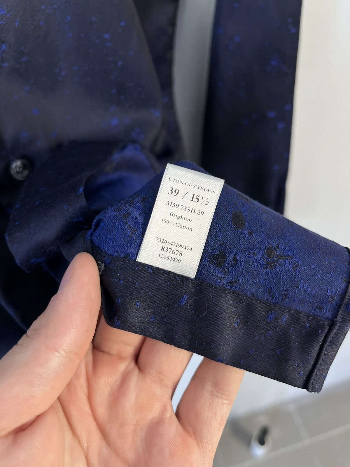 Eton Eton Luxury Cotton Long Sleeve Shirt Size US M / EU 48-50 / 2 - 9 Thumbnail