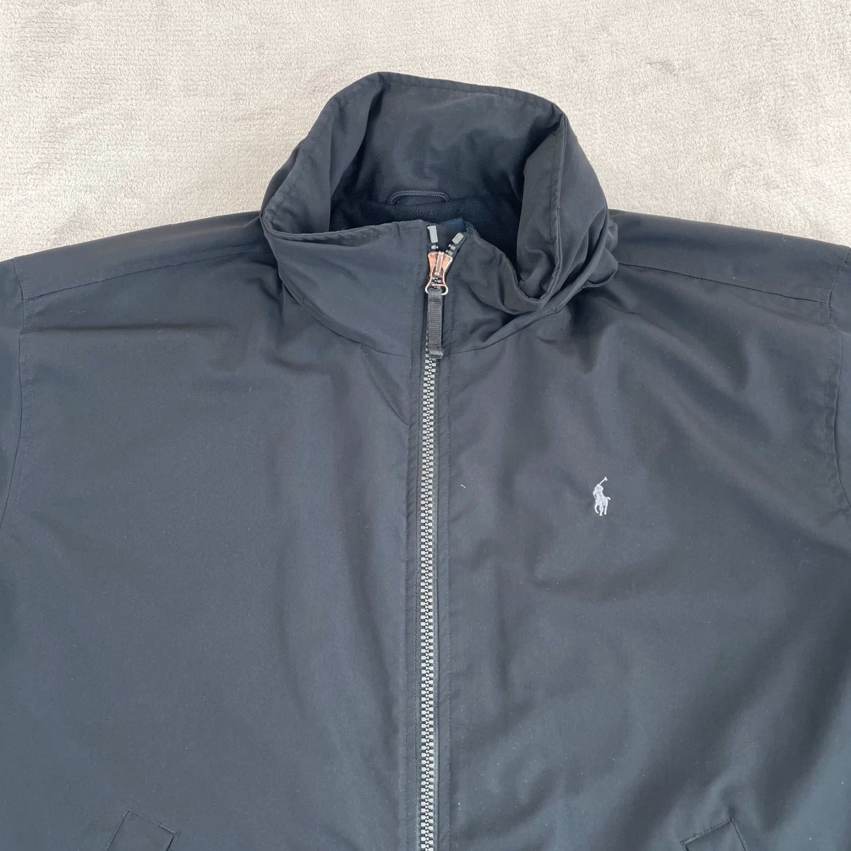 Ralph Lauren VINTAGE Ralph Lauren Polo Insulated Windbreaker Jacket Men 2XL Black Zip Away Hood Size US XXL / EU 58 / 5 - 3 Thumbnail