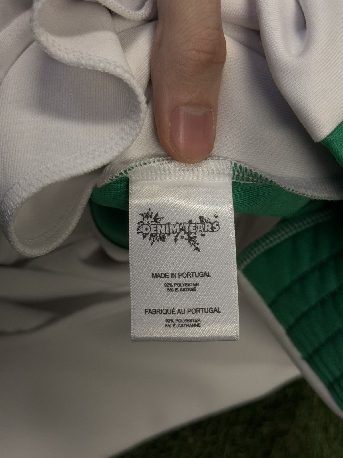 DENIM TEARS Denim Tears Green White Track Jacket Size Small Size US S / EU 44-46 / 1 - 9 Thumbnail