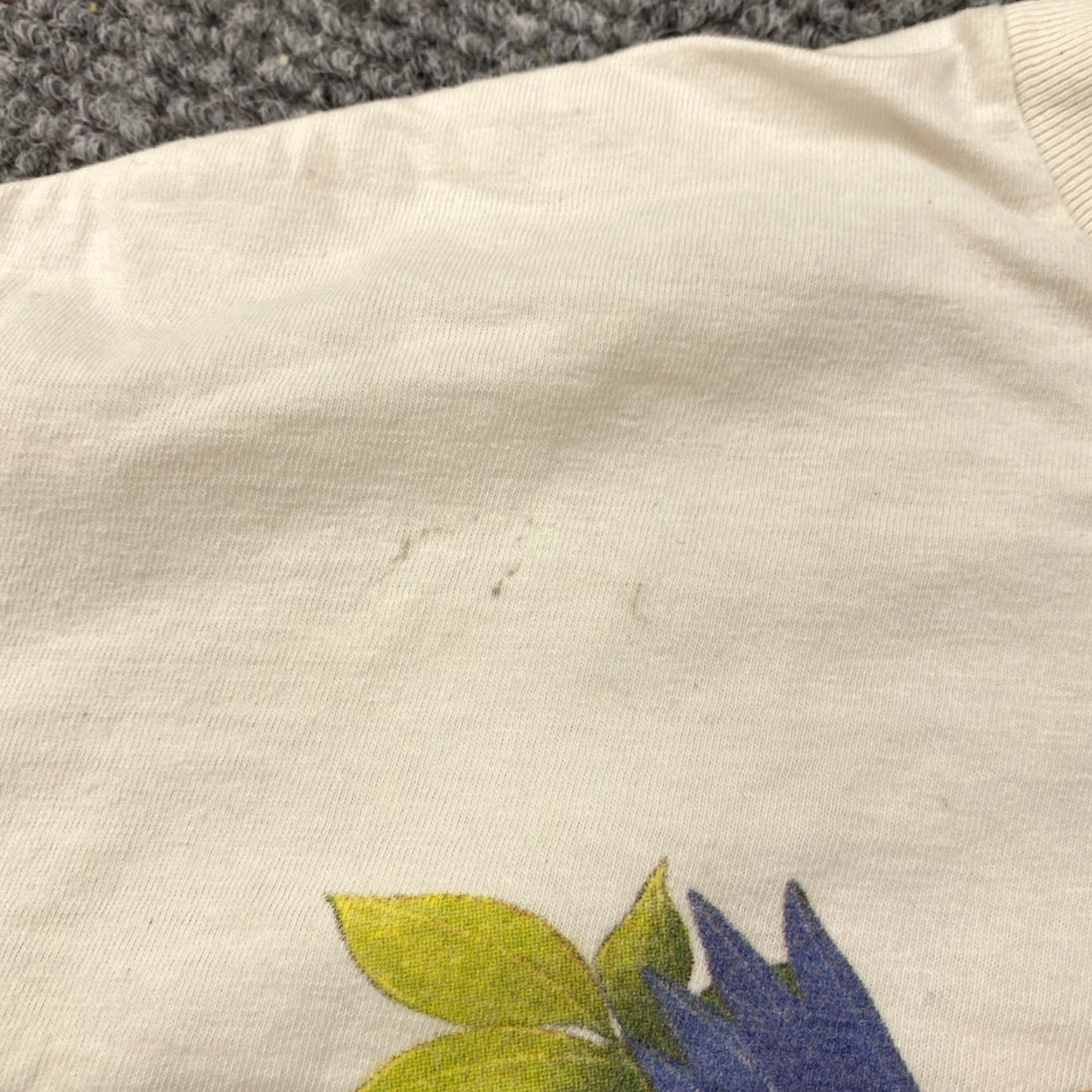 Vintage VINTAGE One Planet Shirt Mens Large Ivory 90s Animals Nature Graphic Print Cotton Jersey Crew Neck Short Sleeve T-Shirt Mens Size US L / EU 52-54 / 3 - 6 Thumbnail