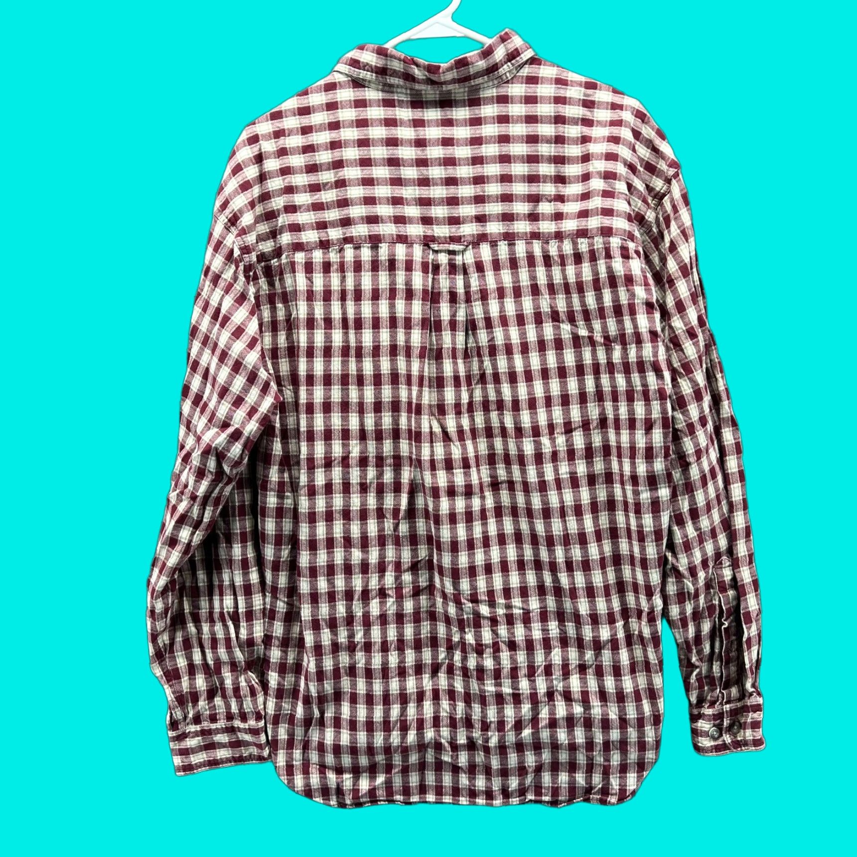 Vintage VINTAGE Columbia Shirt Mens Large Red Beige Button Down Flannel Plaid Sportswear Size US L / EU 52-54 / 3 - 1 Thumbnail