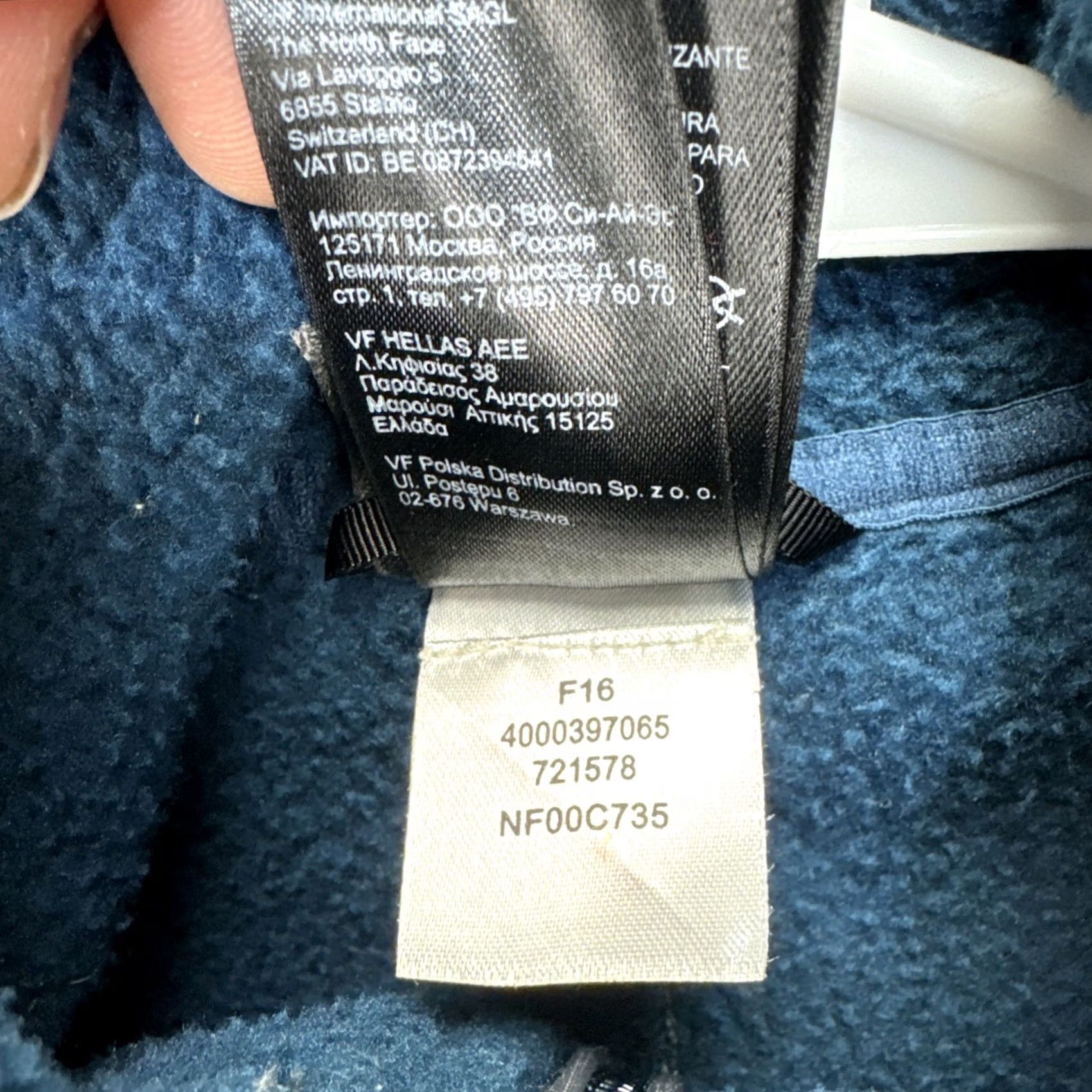 The North Face VINTAGE The North Face Jacket Mens S Teal Hooded Fleece Full Zip Outdoor Hiking Size US S / EU 44-46 / 1 - 4 Thumbnail