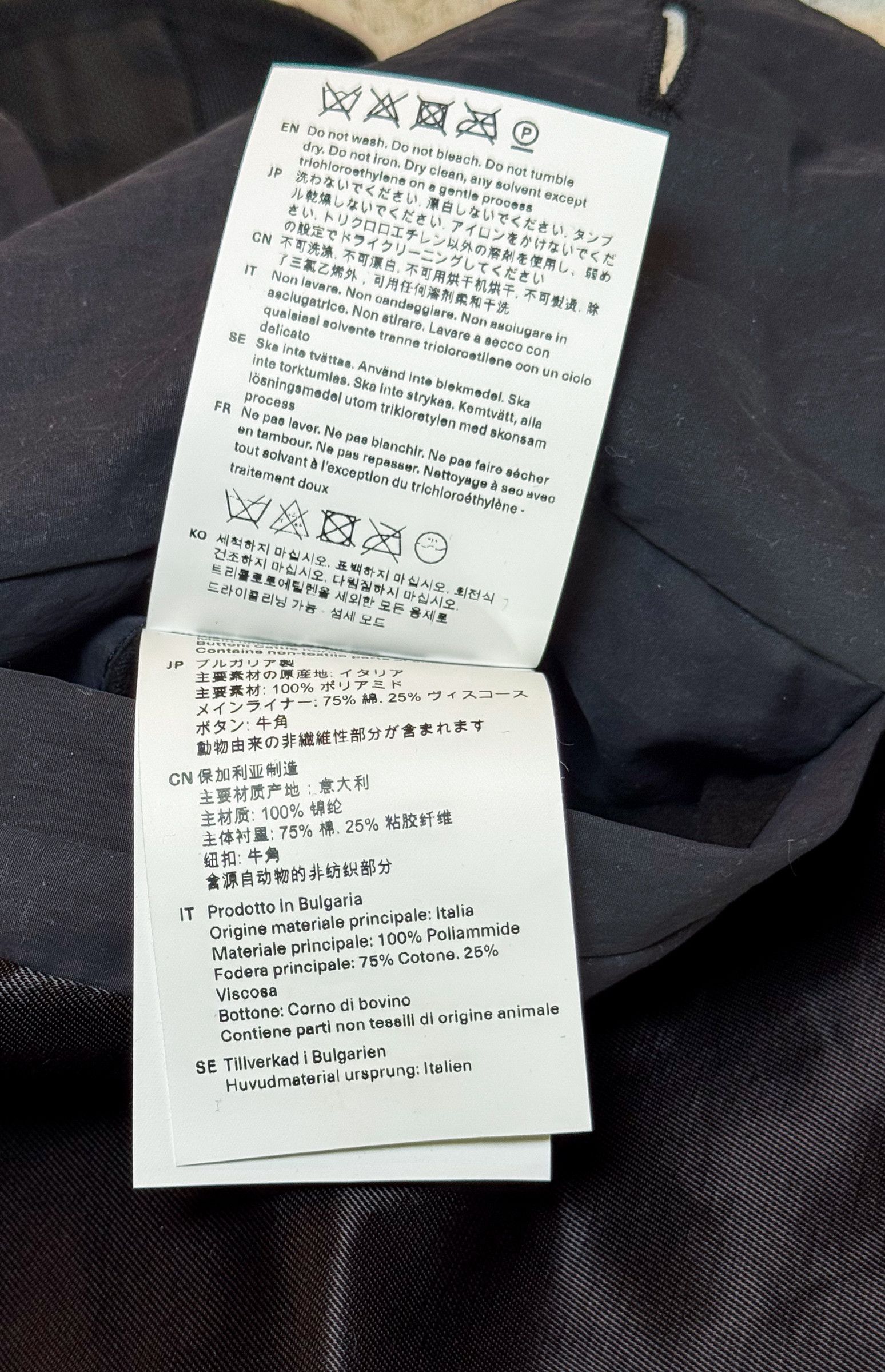 Our Legacy OUR LEGACY Navy Collapse Car Coat Sz 50 Size US M / EU 48-50 / 2 - 8 Thumbnail