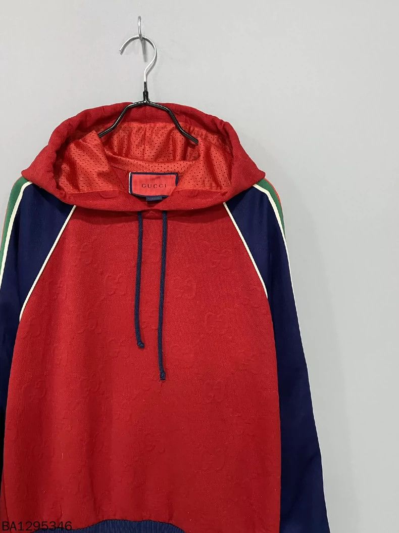 Gucci Gucci Embossed full-print striped hoodie 2502-Nextarrow Size US XS / EU 42 / 0 - 2 Thumbnail