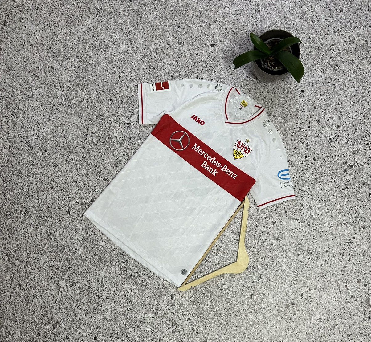 Vintage Jako Germany VFB Stuttgart 2020 2021 Klement Soccer Jersey Size US L / EU 52-54 / 3 - 2 Thumbnail