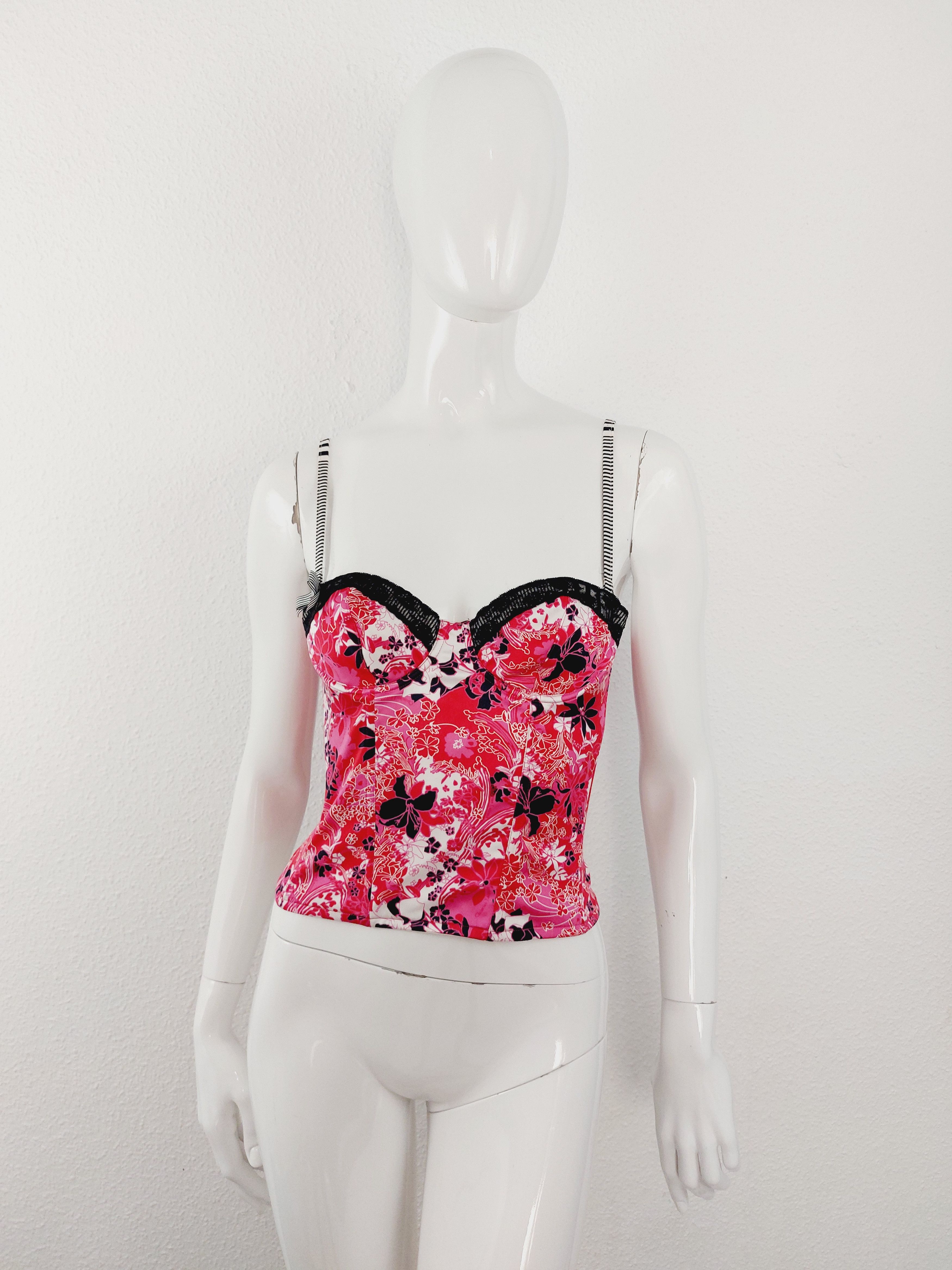 Christian Lacroix Christian Lacroix Butterfly Floral Lace Bow Corset Bustier Size S / US 4 / IT 40 - 2 Thumbnail
