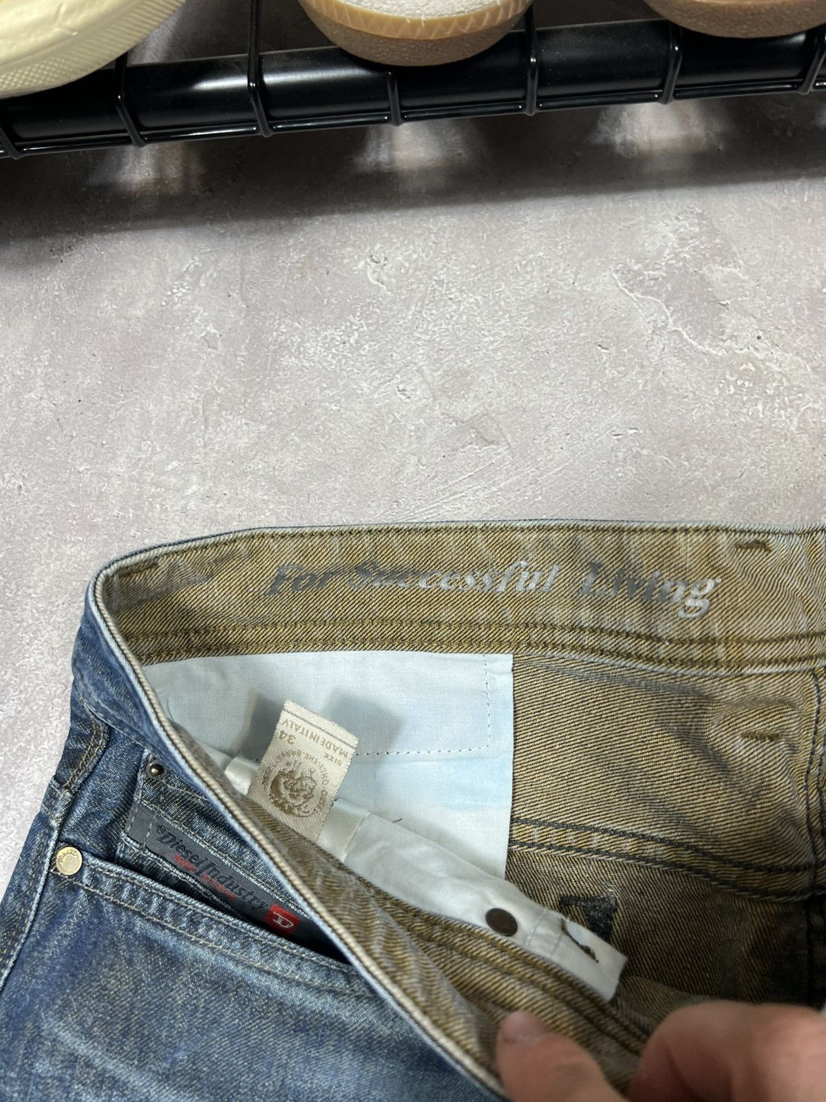 Diesel Vintage Diesel Junya Watanabe Style Baggy Jeans Size US 34 / EU 50 - 12 Thumbnail