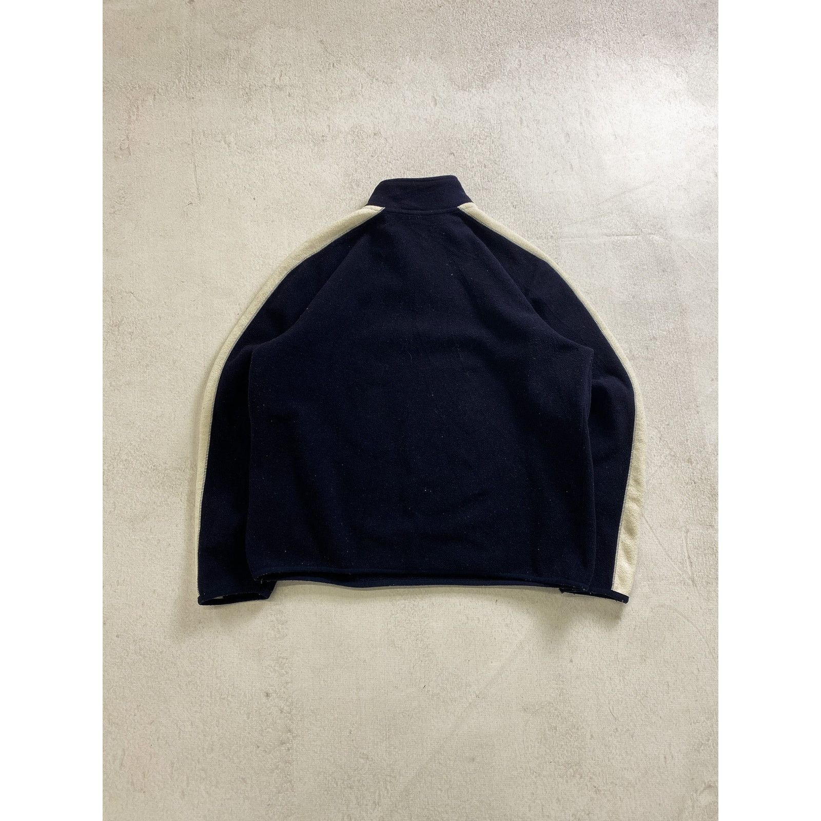 Nautica Vintage 90s Nautica Blue Fleece Sweatshirt - Women's Large Size L / US 10 / IT 46 - 2 Thumbnail