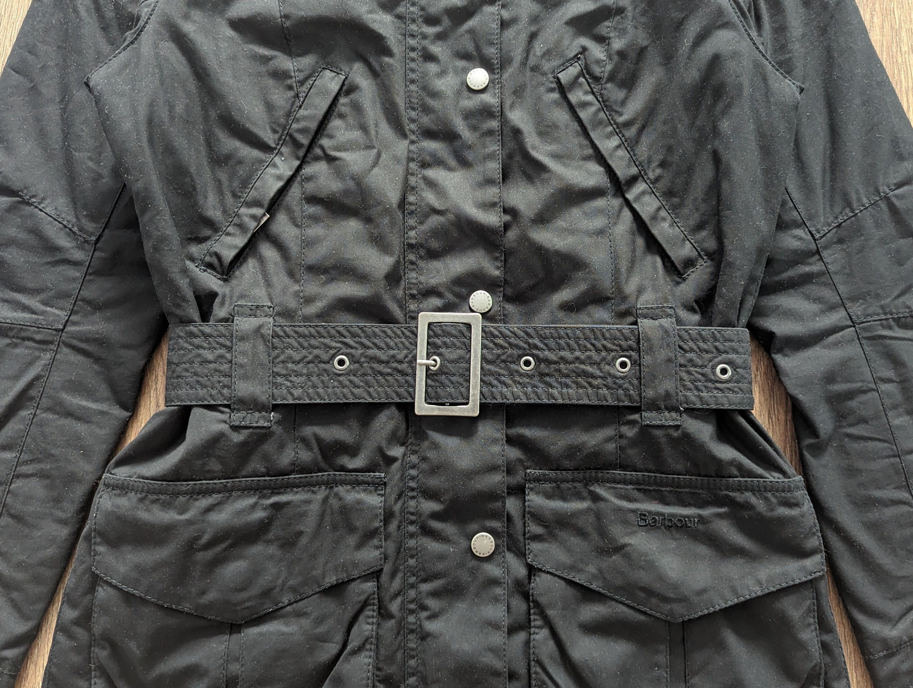 Barbour Barbour Rebel Wax Women's Jacket Waxed Cotton England Style Size US S / EU 44-46 / 1 - 7 Thumbnail
