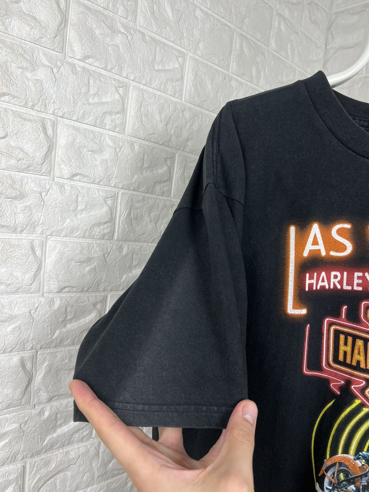 Harley Davidson × Vintage Vintage Harley Davidson Faded Tee Size US XL / EU 56 / 4 - 8 Thumbnail