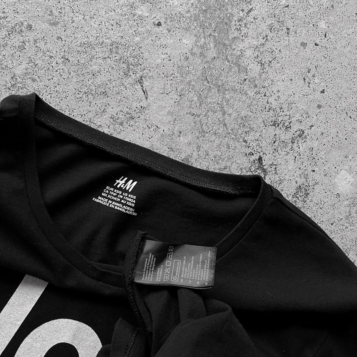 Designer × H&M H&M “Work All Day” Mens Black Short Sleeve T-Shirt Big Print Size US S / EU 44-46 / 1 - 4 Thumbnail