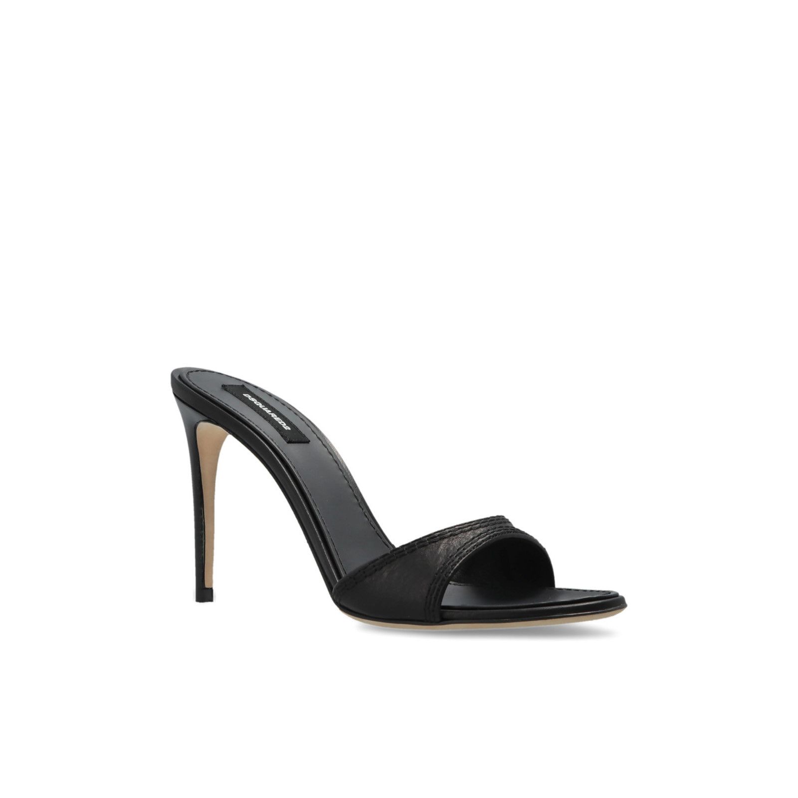 Dsquared2 DSQUARED2 Black Heeled Mules New & Authentic (Women's size:9 Size US 9 / IT 39 - 2 Thumbnail