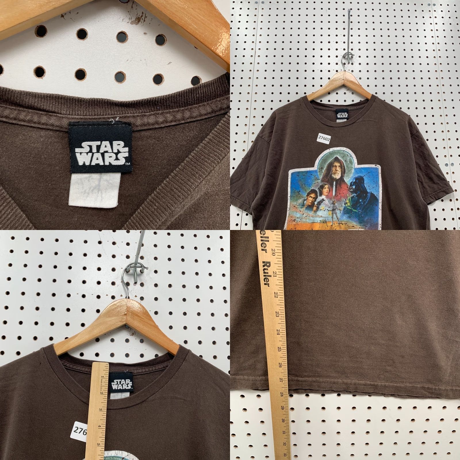 Star Wars Star Wars A New Hope Movie Shirt Brown Adult Medium Luke Skywalker Tee Size US M / EU 48-50 / 2 - 8 Thumbnail