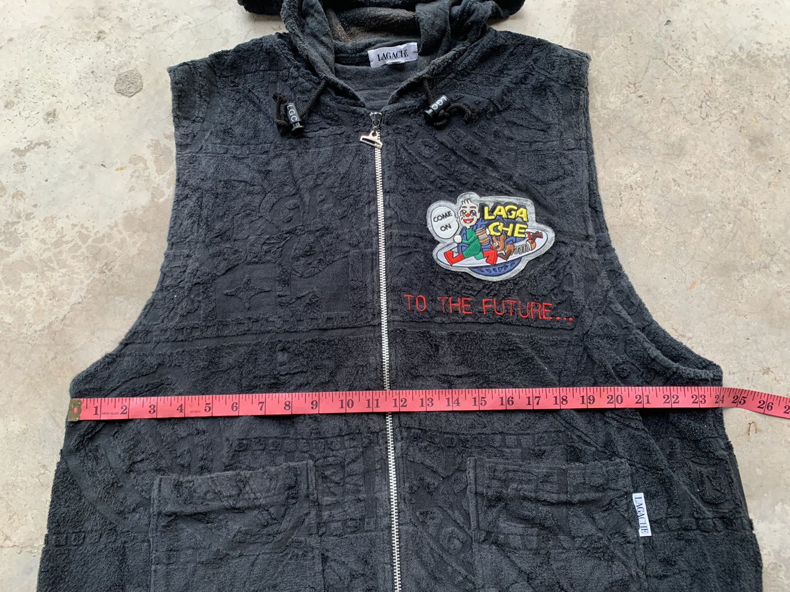 Designer × Japanese Brand LAGACHE Zipper Vest Fleece Size US L / EU 52-54 / 3 - 9 Thumbnail