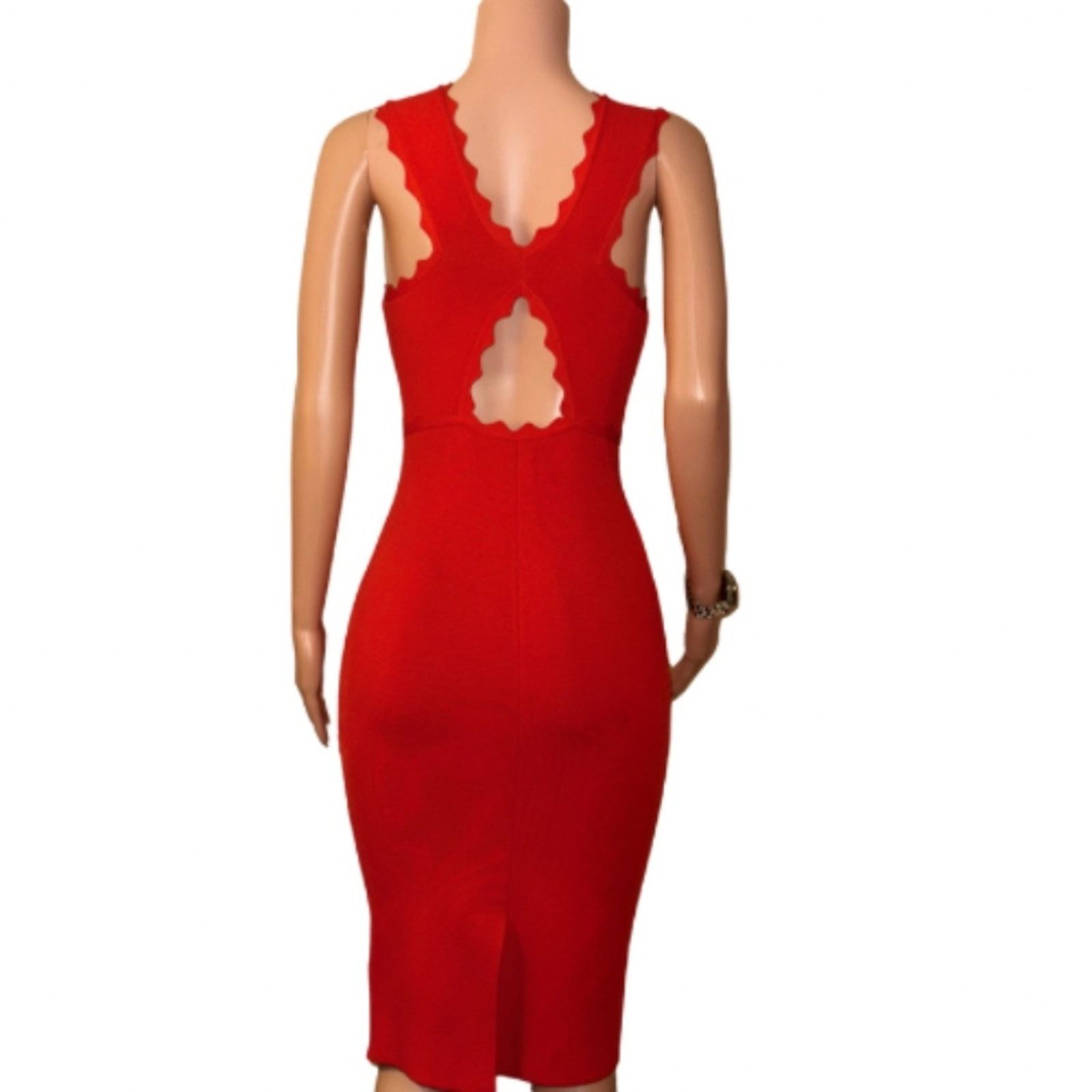 A.L.C. A.l.c. Aldridge Scalloped Dress Size XS / US 0-2 / IT 36-38 - 4 Thumbnail
