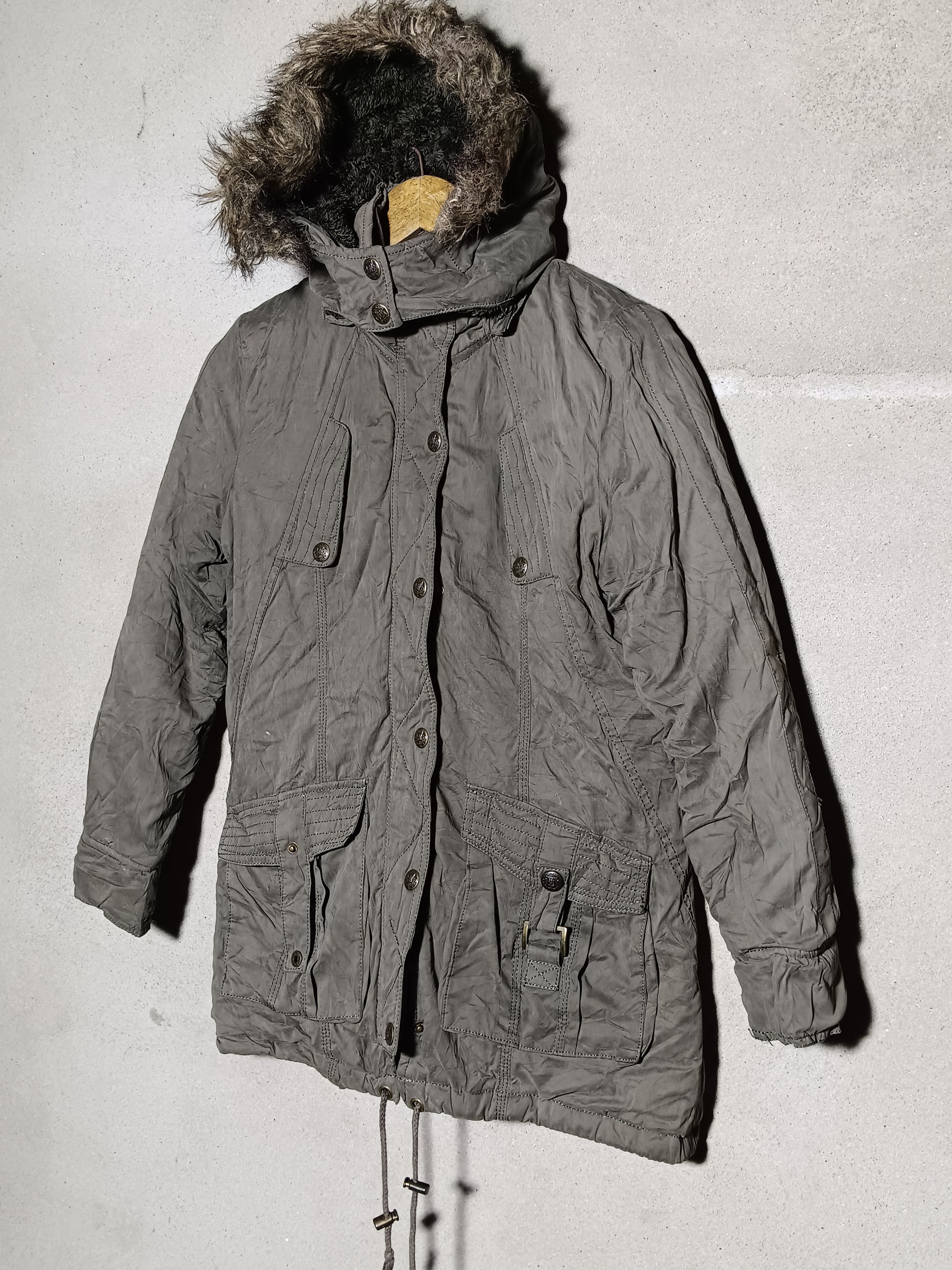 14th Addiction × If Six Was Nine × Le Grande Bleu (L.G.B.) Sky Bomber Fur Hoodie Jacket Size US M / EU 48-50 / 2 - 2 Thumbnail