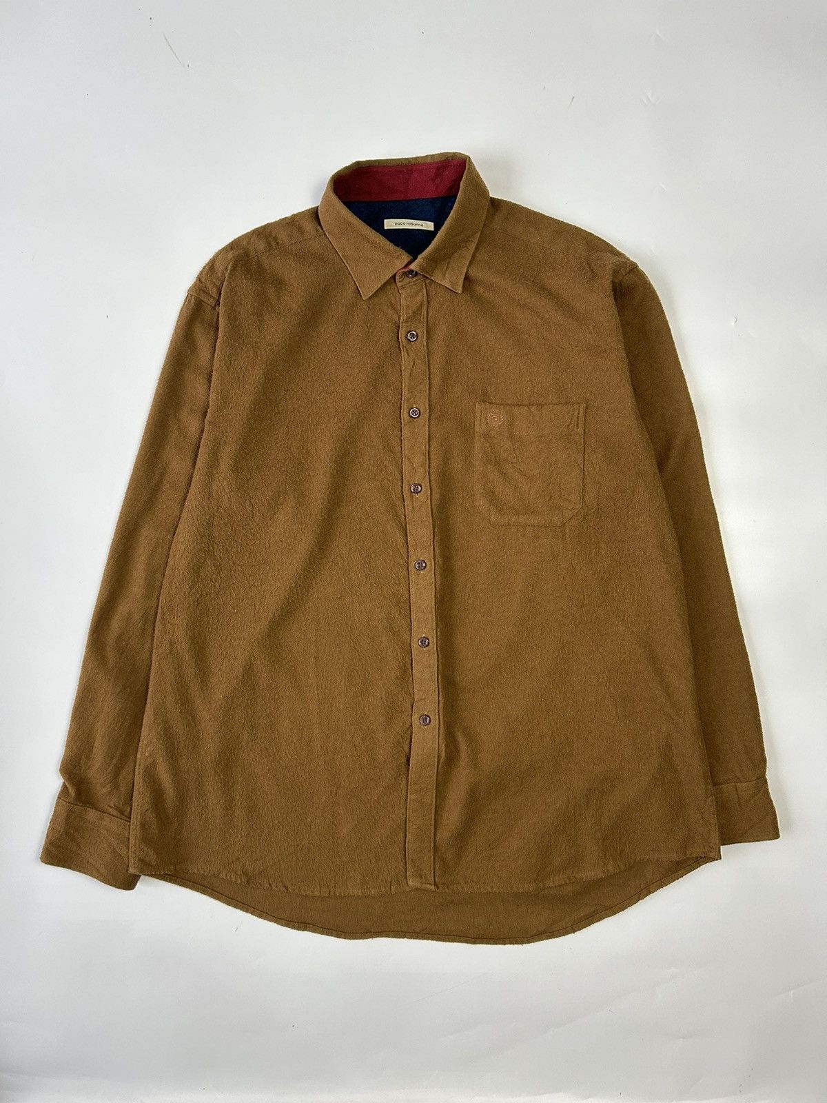 PACO RABBANE FLANNEL CORDUROY SHIRT