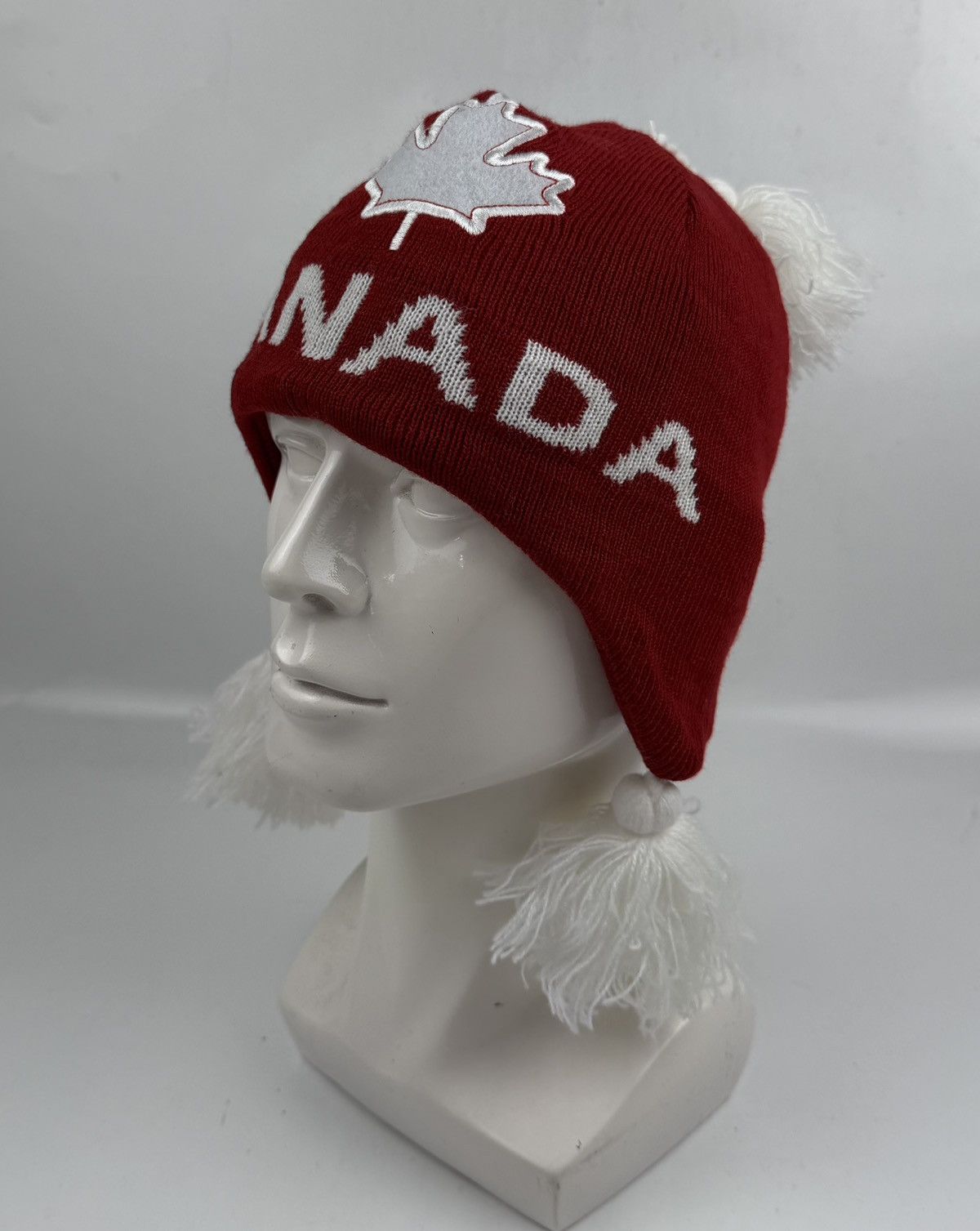 Japanese Brand rare design canada beanie hat tc52 Size ONE SIZE - 1 Thumbnail