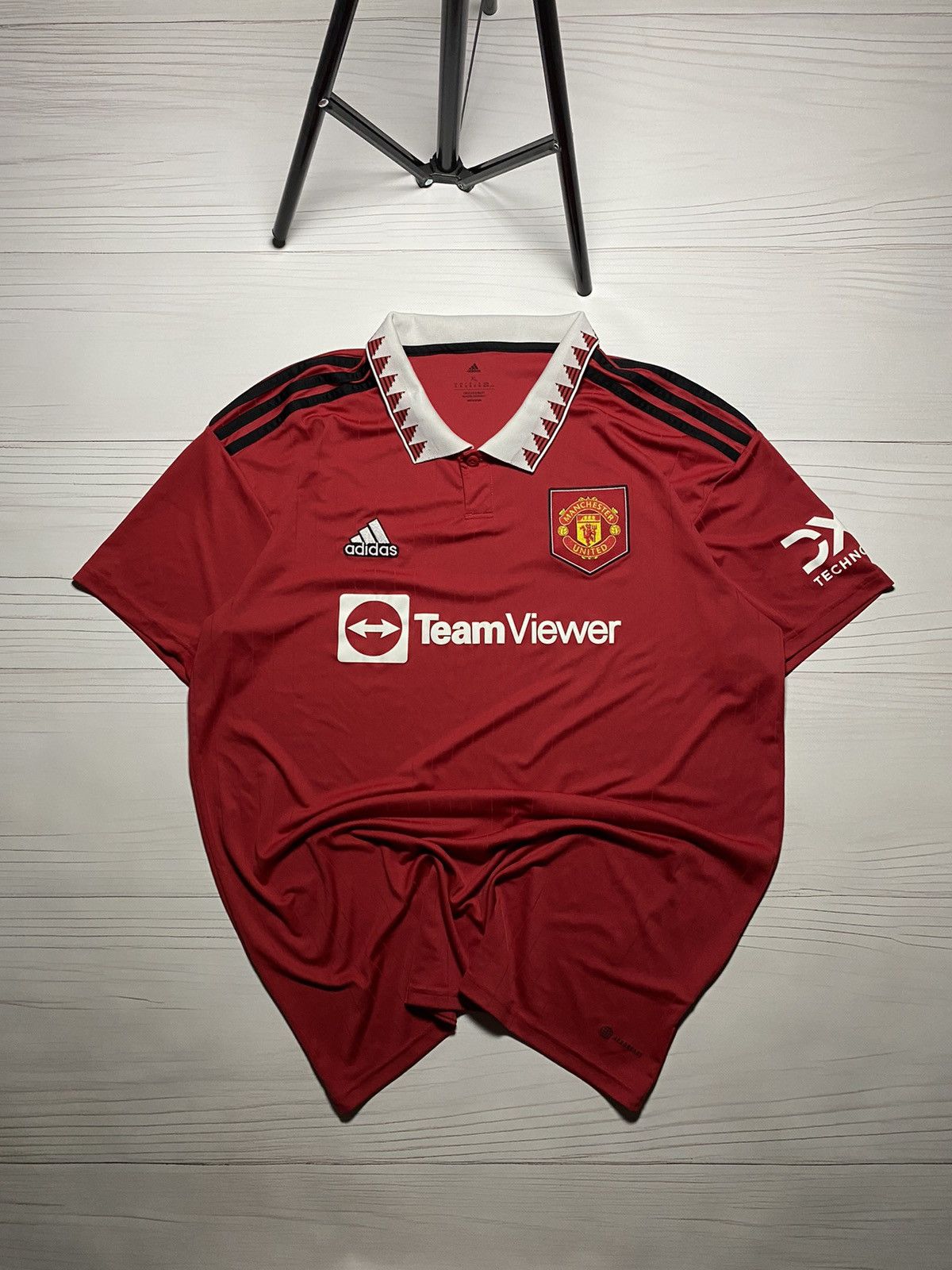 Adidas Adidas Manchester United 2022/23 Home Football Shirt Soccer Size US XL / EU 56 / 4 - 1 Thumbnail