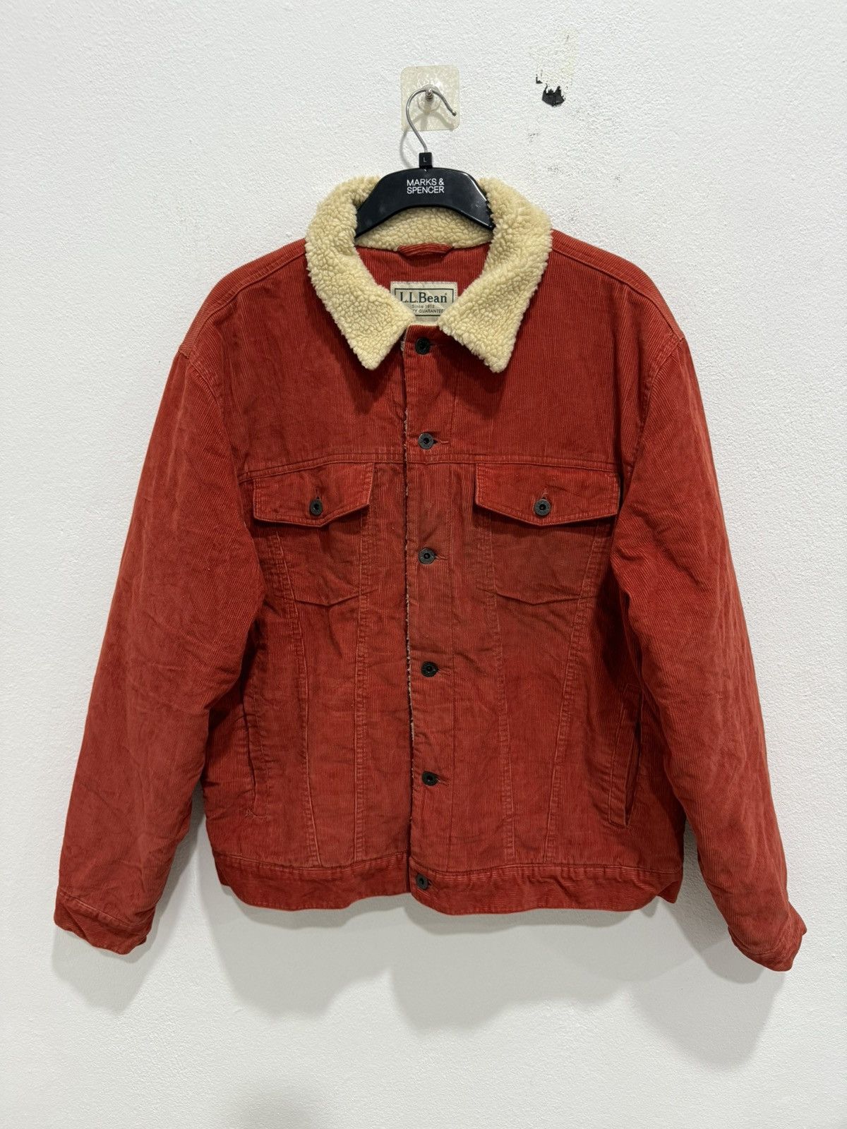 L.L. Bean LL BEAN Corduroy Jacket Type 3 Style Sherpa Inner Rare Size US L / EU 52-54 / 3 - 1 Thumbnail