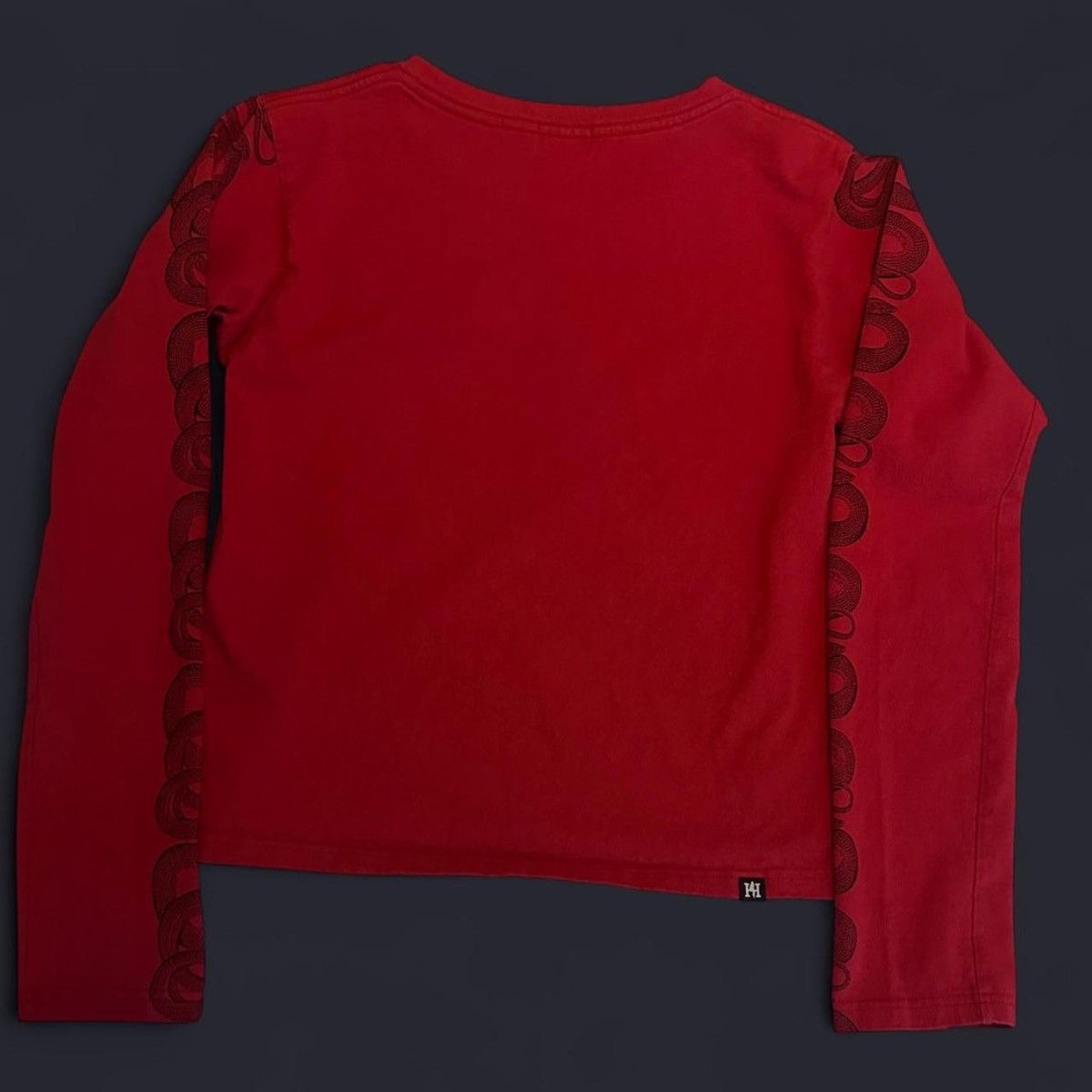 Hysteric Glamour × The Rolling Stones Hysteric Glamour ‘Metal’ Font Rare Red Longsleeve Size US XS / EU 42 / 0 - 2 Thumbnail