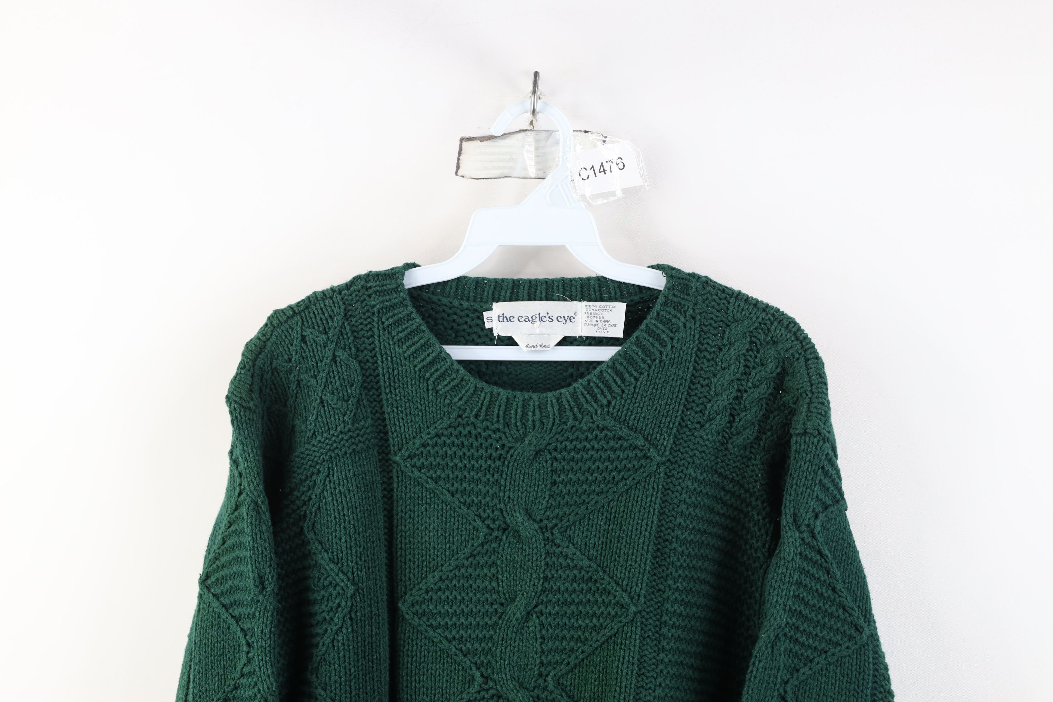 Vintage Vintage 90s Streetwear Chunky Fisherman Cable Knit Sweater Size S / US 4 / IT 40 - 2 Thumbnail