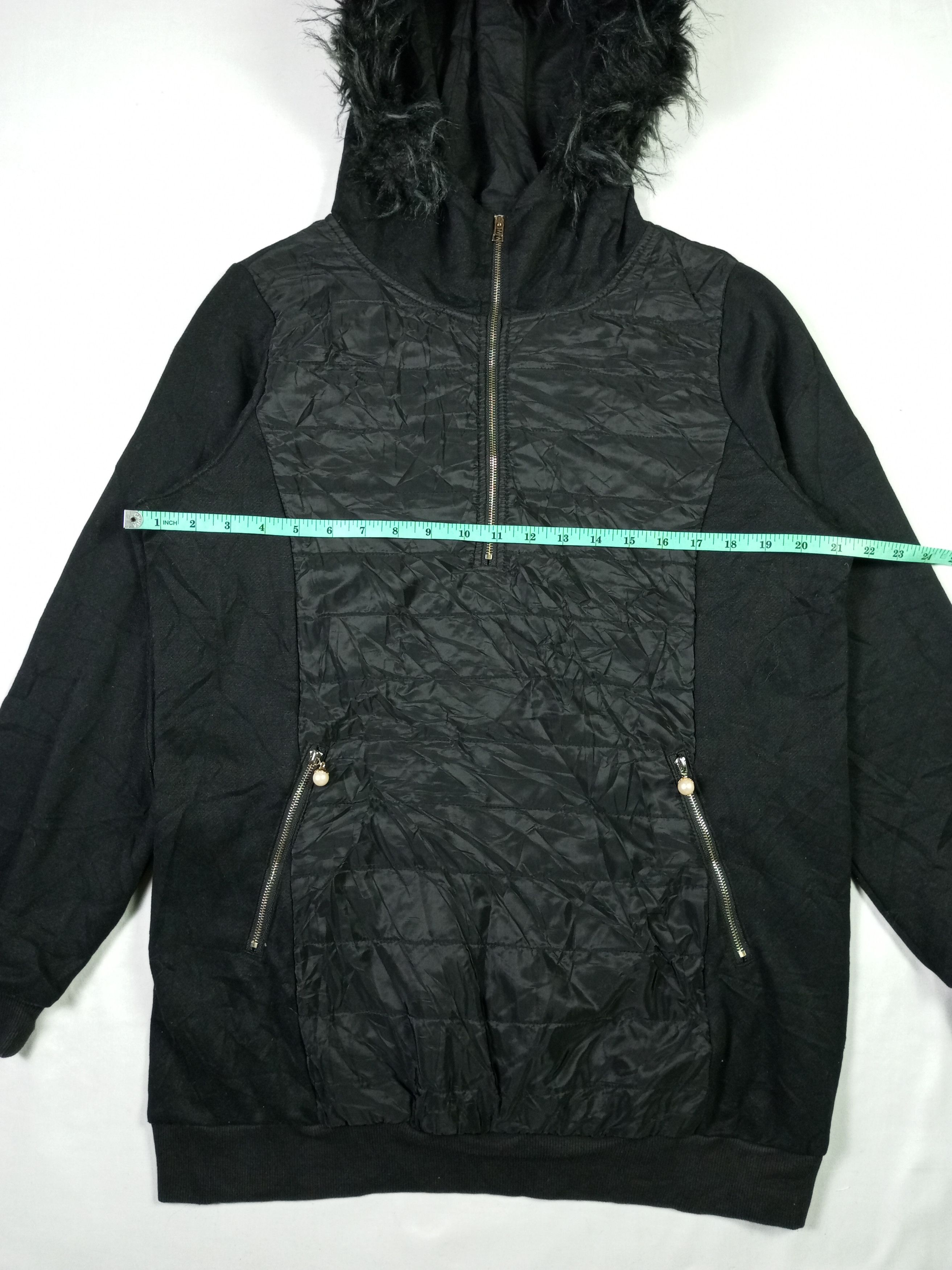 Other Crazy Black Half Zipper Fur Hoodie Lgb Style Size US L / EU 52-54 / 3 - 9 Thumbnail