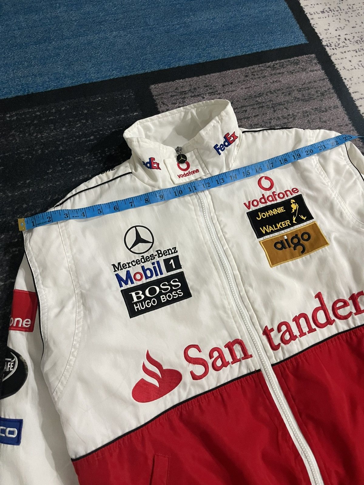 Mercedes-Benz Vintage Mercedez Benz Mc Laren Vodafone Racing Jacket Size US XL / EU 56 / 4 - 14 Thumbnail