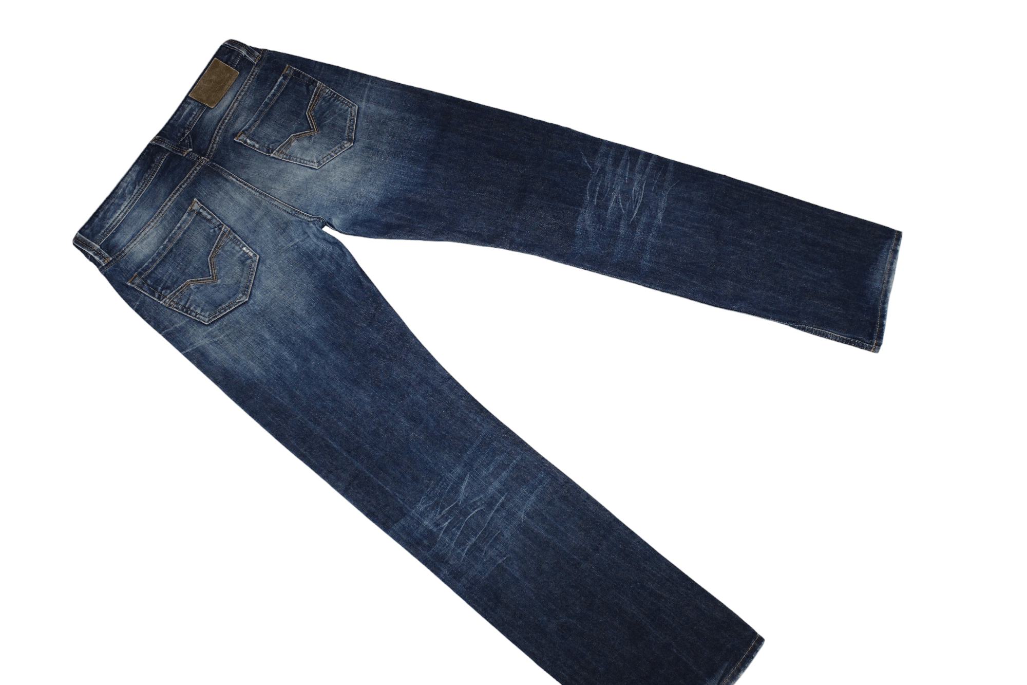 Diesel DIESEL D.N.A. Larkee Regular-Straight 008Y3 Distressed Jeans Size US 32 / EU 48 - 8 Thumbnail