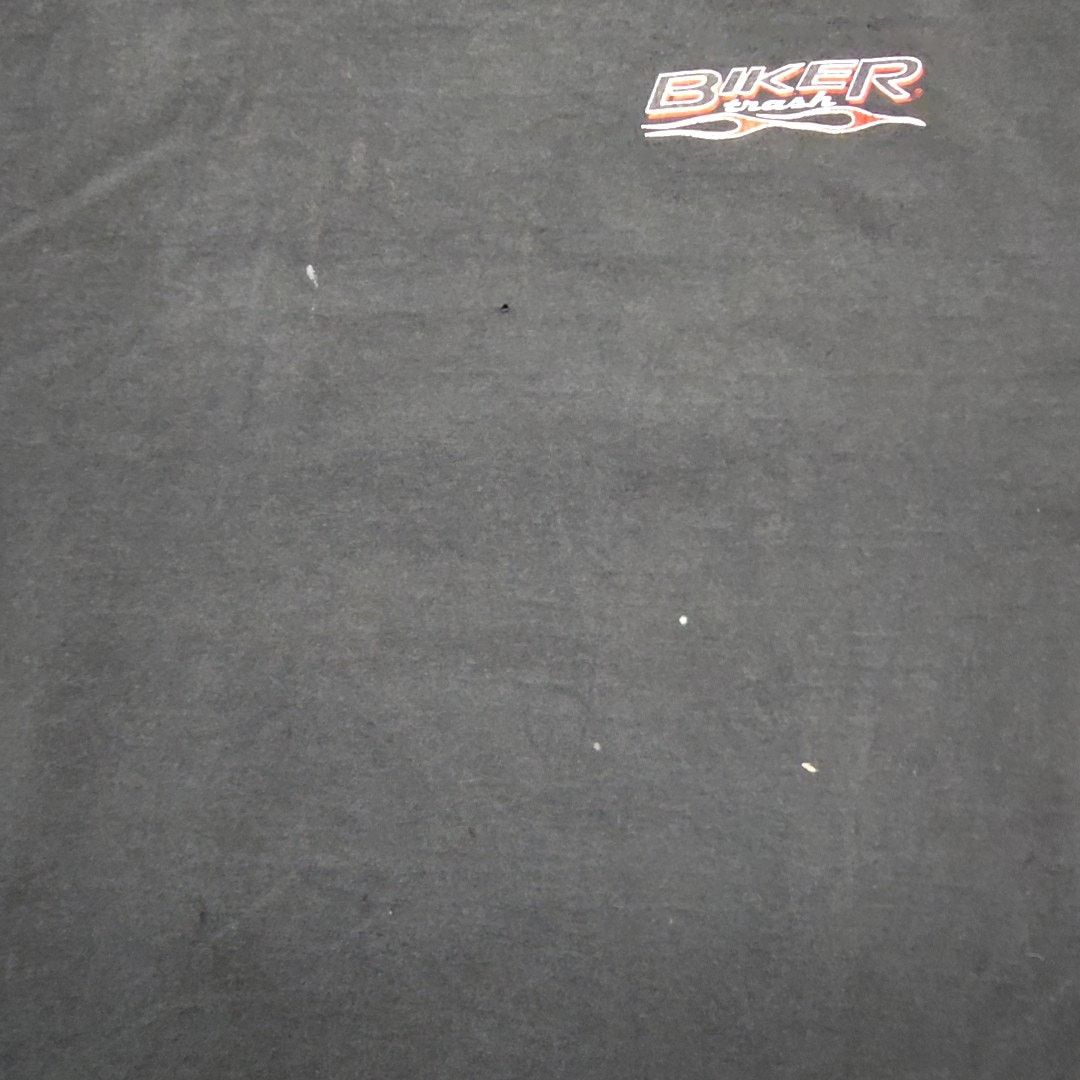 Jerzees Vintage Biker Trash Shirt Caution Motorcycle Black XL Tee Size US XL / EU 56 / 4 - 8 Thumbnail