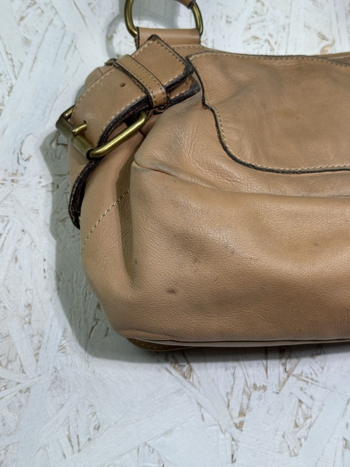 Vivienne Westwood Vivienne Westwood Beige Leather Shoulder Bag Pre-Loved Size ONE SIZE - 8 Thumbnail