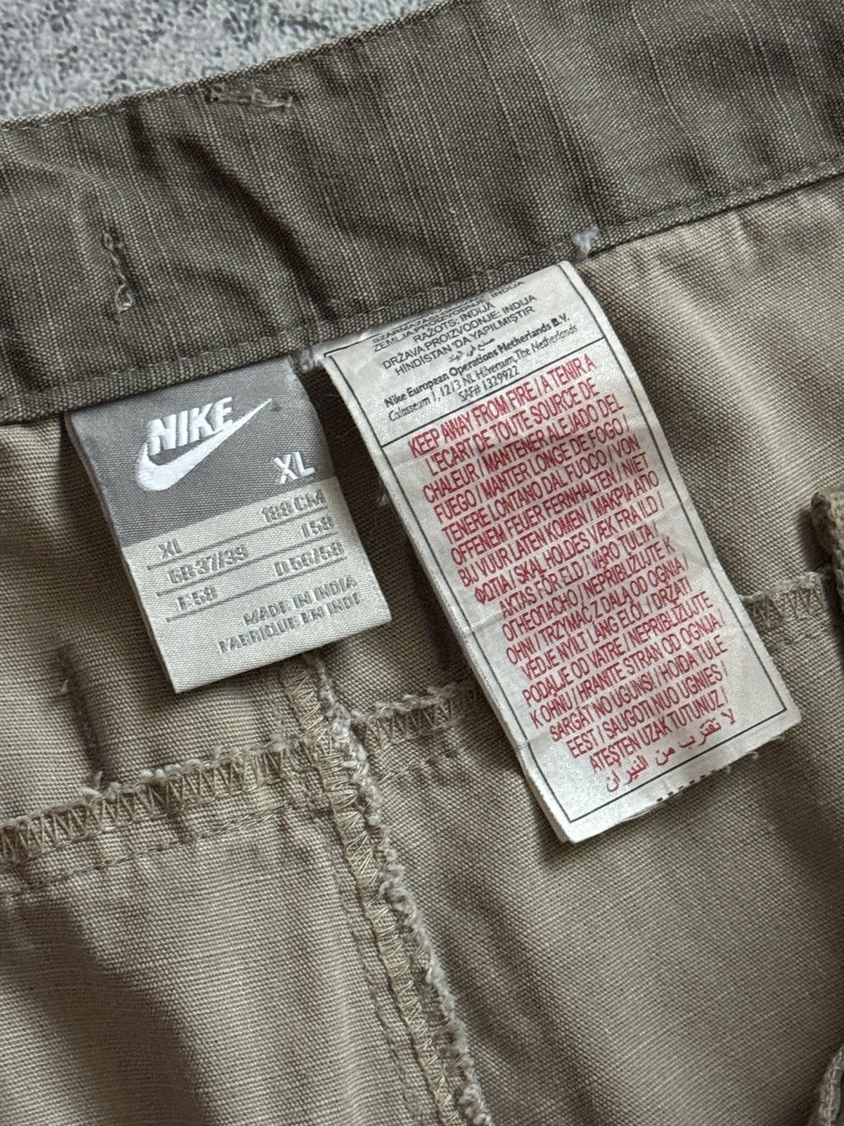 Nike × Vintage Nike XL cargo vintage shorts 🩳 swoosh Size US 36 / EU 52 - 12 Thumbnail