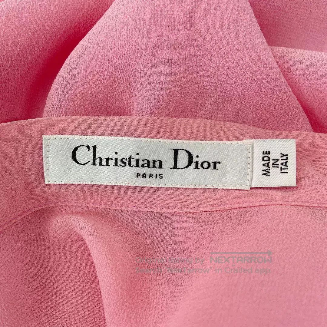 Dior christian dior pink sleeveless top size f36. Size US S / EU 44-46 / 1 - 6 Thumbnail