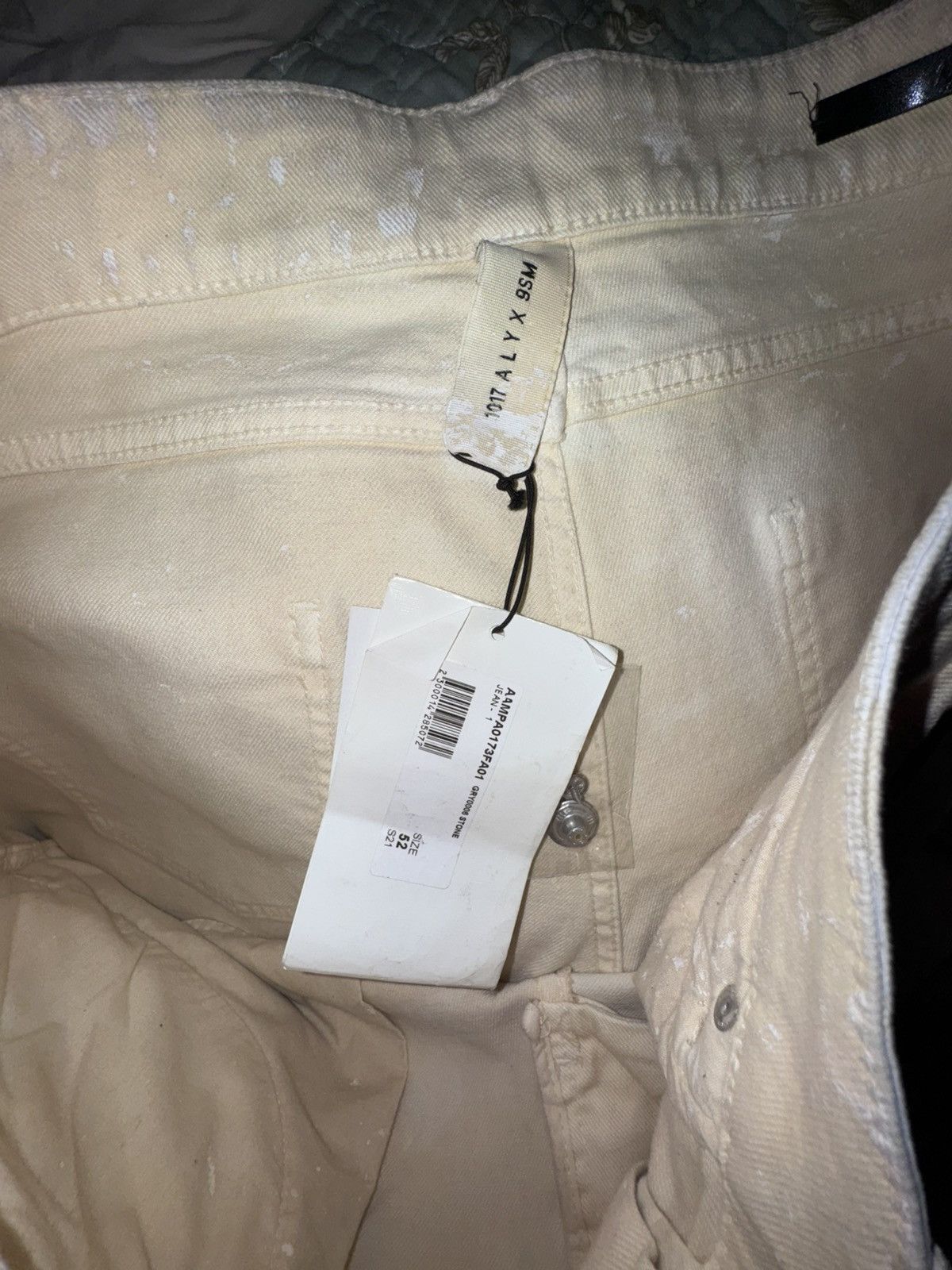 1017 ALYX 9SM 1017 9SM ALYX Off White Painted Denim Size US 36 / EU 52 - 7 Thumbnail