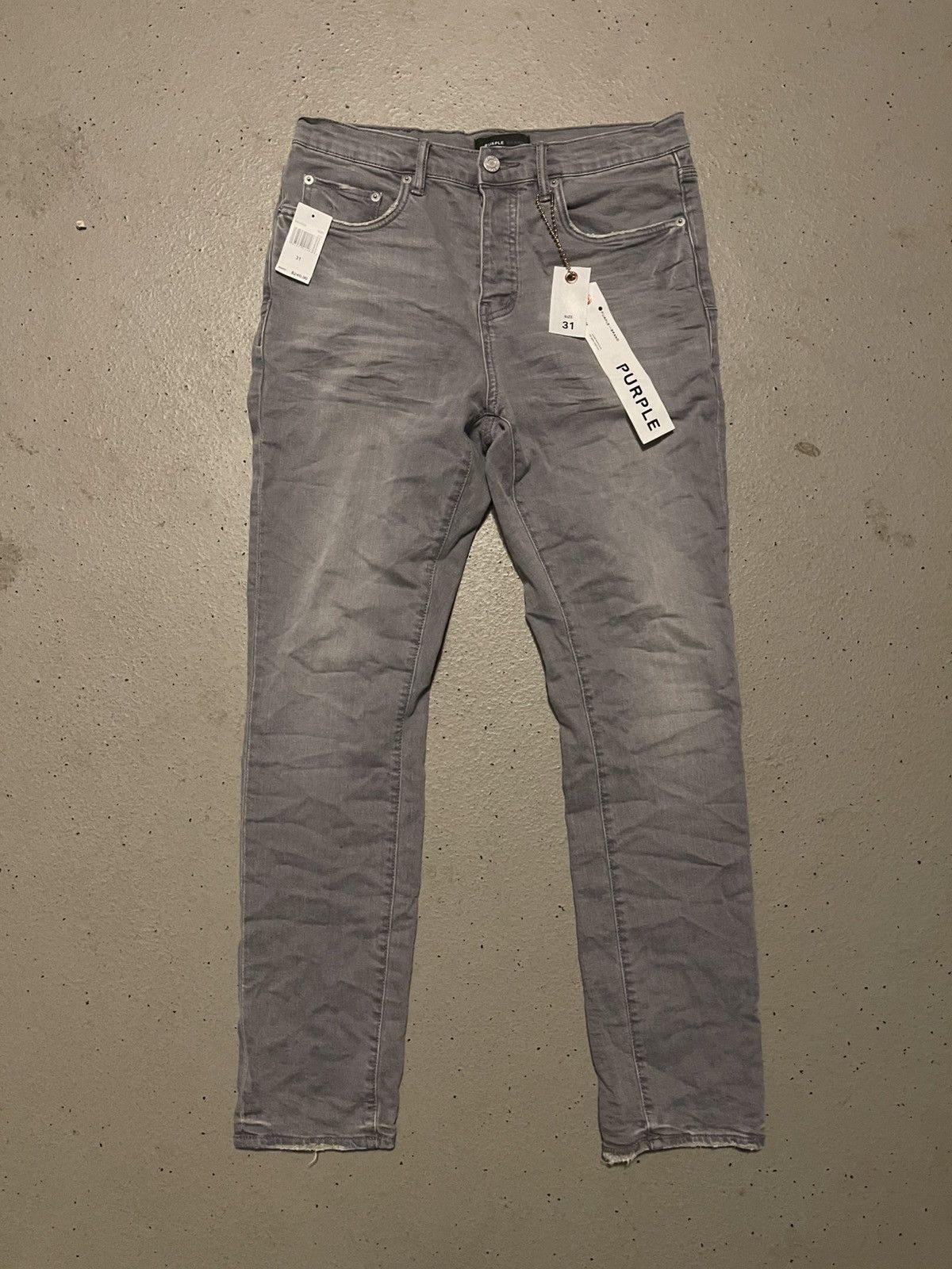 Purple Brand Jeans online Mens Slim Fit Low Rise Grey $320 Size 34/32