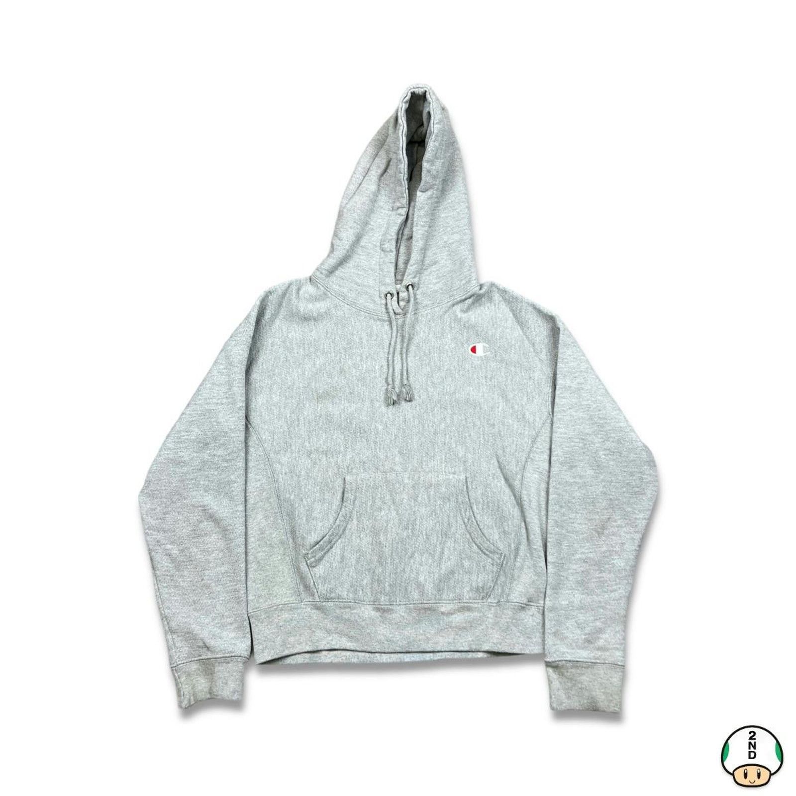 Champion × Vintage Champion Hoodie Small Reverse Weave Pullover Hood Sweatshirt Size S / US 4 / IT 40 - 1 Thumbnail