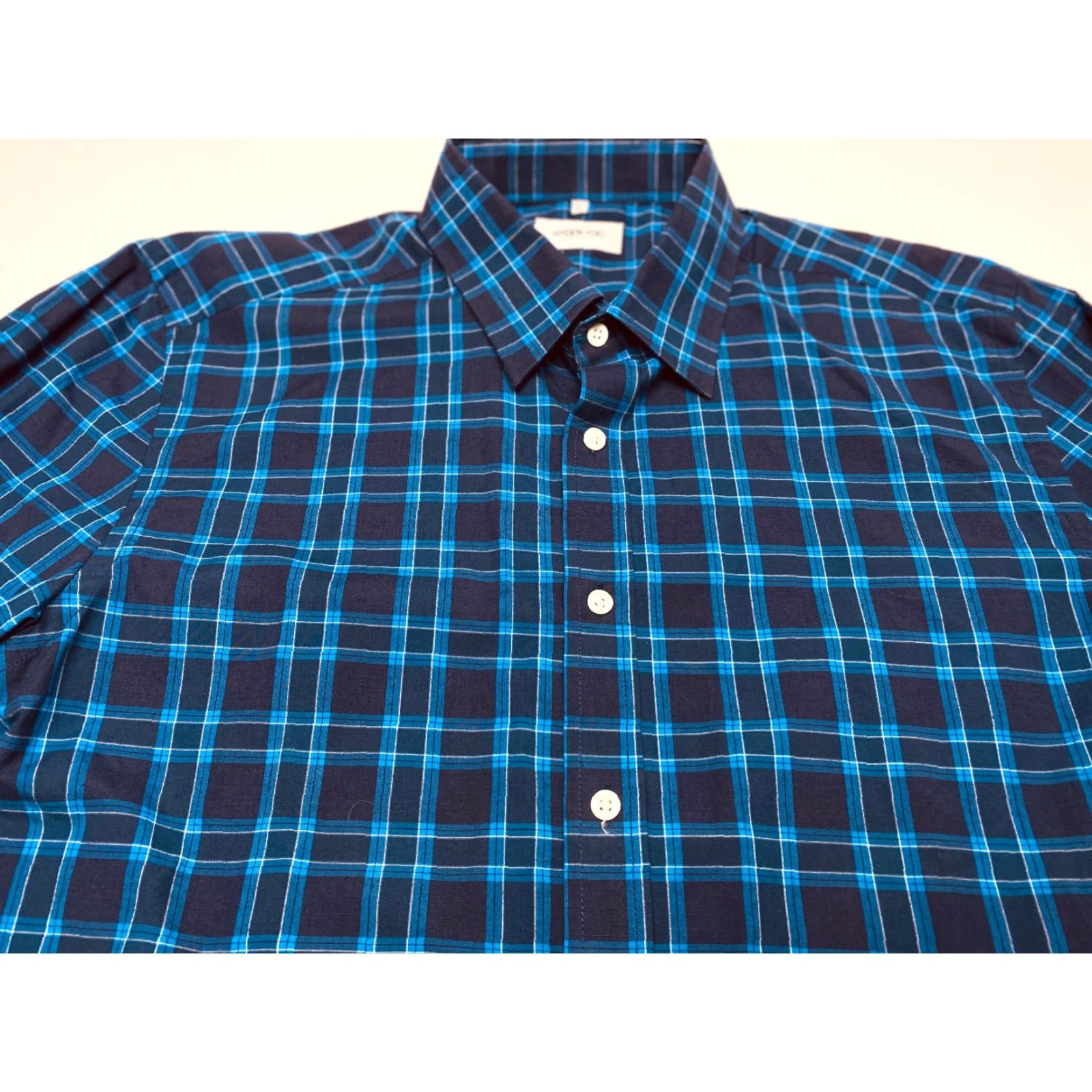 Vintage Hyden Yoo Casual Shirt Mens Large Blue Plaid Long Sleeve Button-Up Cotton 7759 Size US L / EU 52-54 / 3 - 5 Thumbnail
