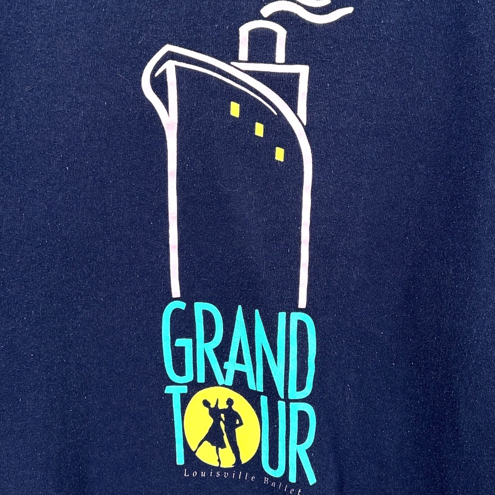 Jerzees VINTAGE Ballet Sweatshirt Crew Large USA The Grand Tour Louisville Dance Jerzees 90s Women Size L / US 10 / IT 46 - 3 Thumbnail