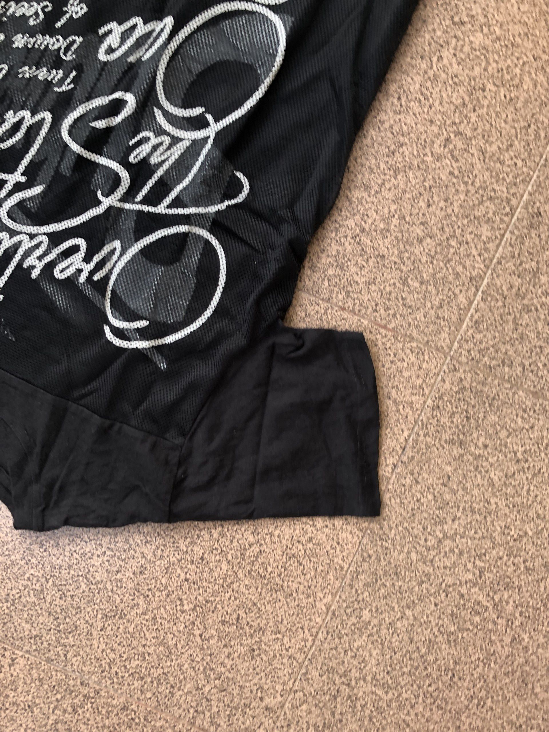 If Six Was Nine 2000s Double Layer Poem Fishnet Vkei Style Y2k Japanese Size US M / EU 48-50 / 2 - 6 Thumbnail