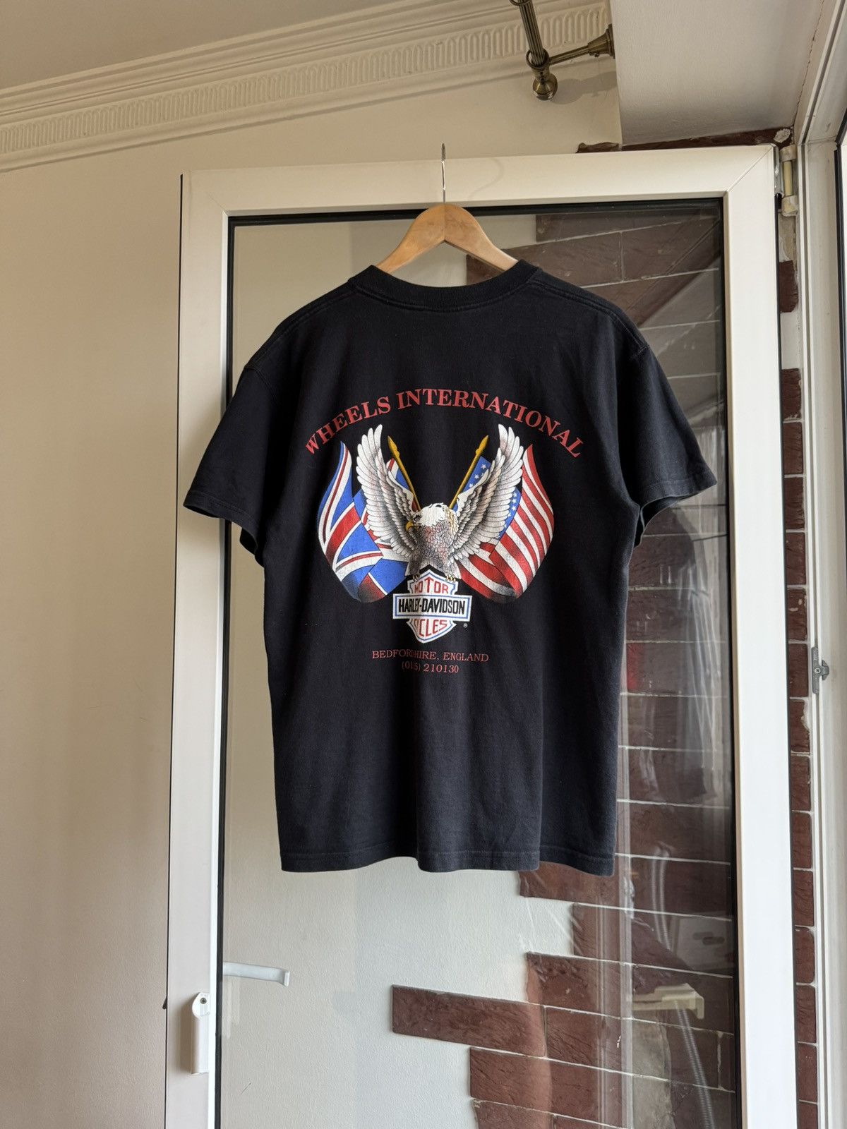 Harley Davidson 🇺🇸Vintage Harley Davidson made in USA tshirt Eange Logo Size US XL / EU 56 / 4 - 13 Thumbnail