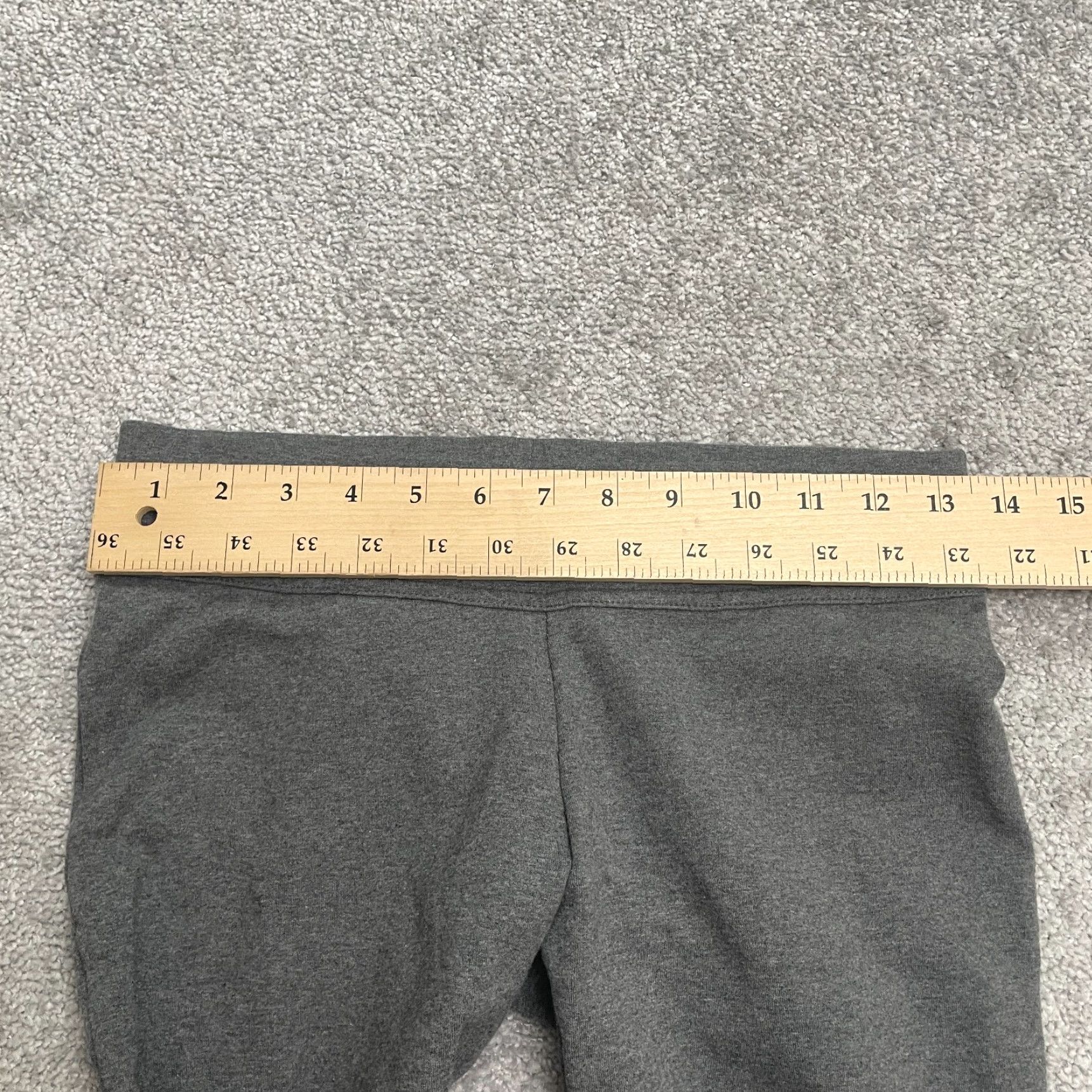 Lands' End Lands' End Ankle Compression Leggings Womens XS Gray Cotton Stretch Active Size 26" / US 2 / IT 38 - 7 Thumbnail