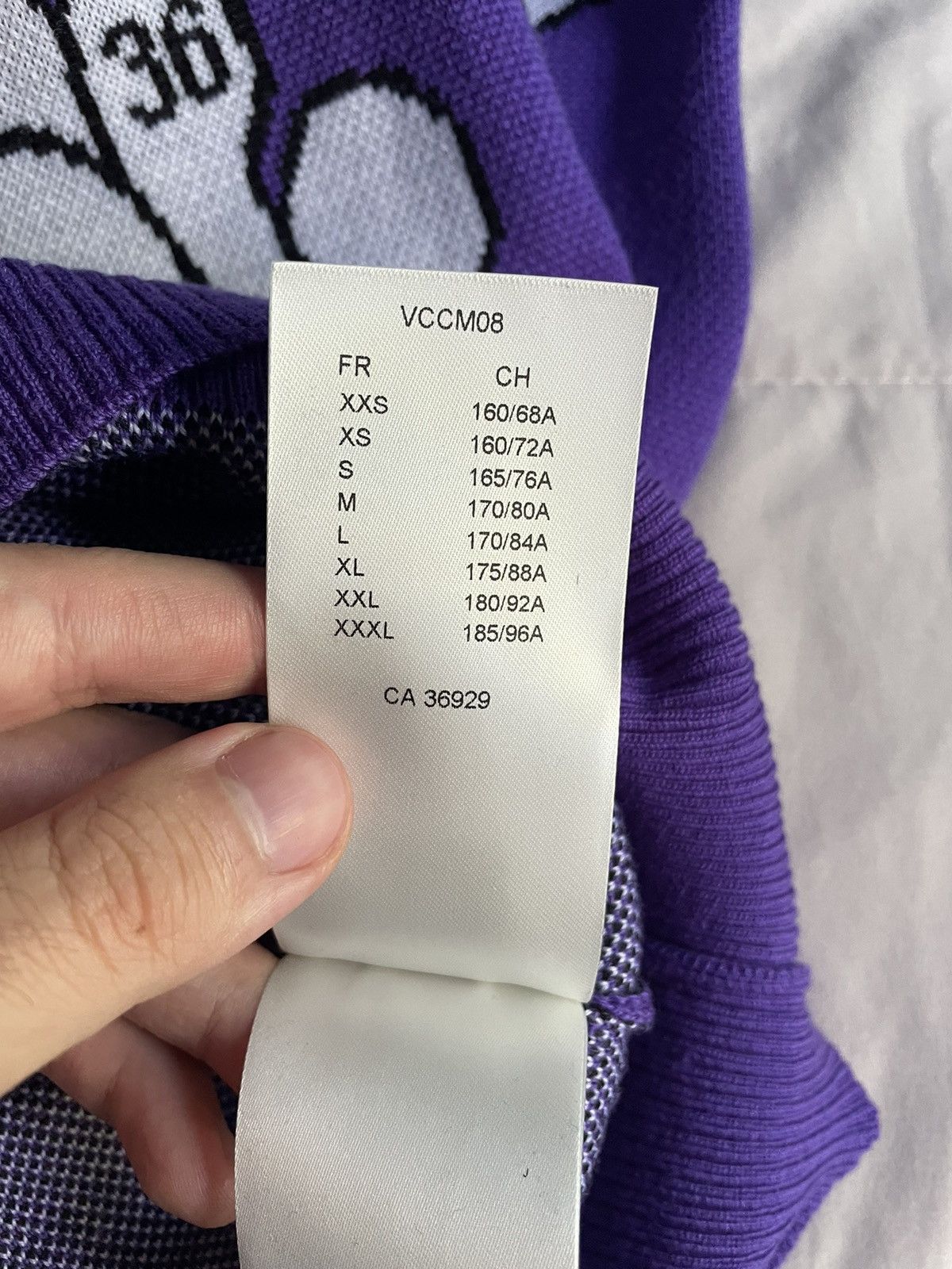 Louis Vuitton Louis Vuitton Purple Studio Jacquard Crewneck Size US XL / EU 56 / 4 - 11 Thumbnail