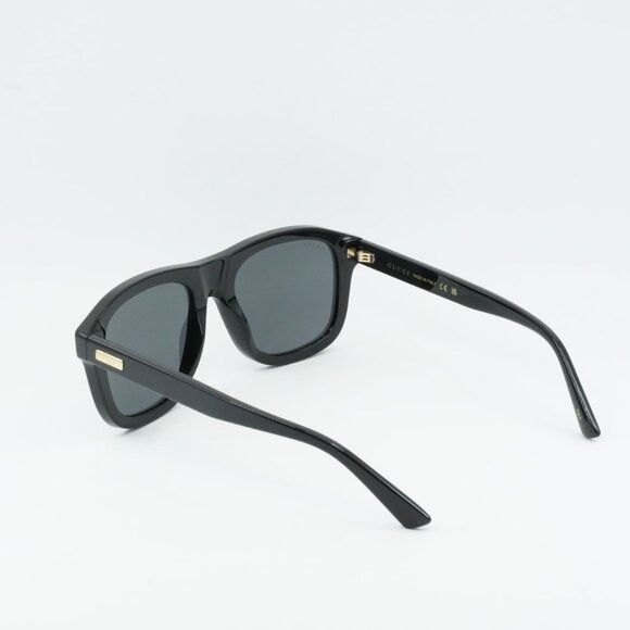 Gucci Gucci GG1316S 001 Sunglasses Black Aviator Frame, Grey Size ONE SIZE - 10 Thumbnail