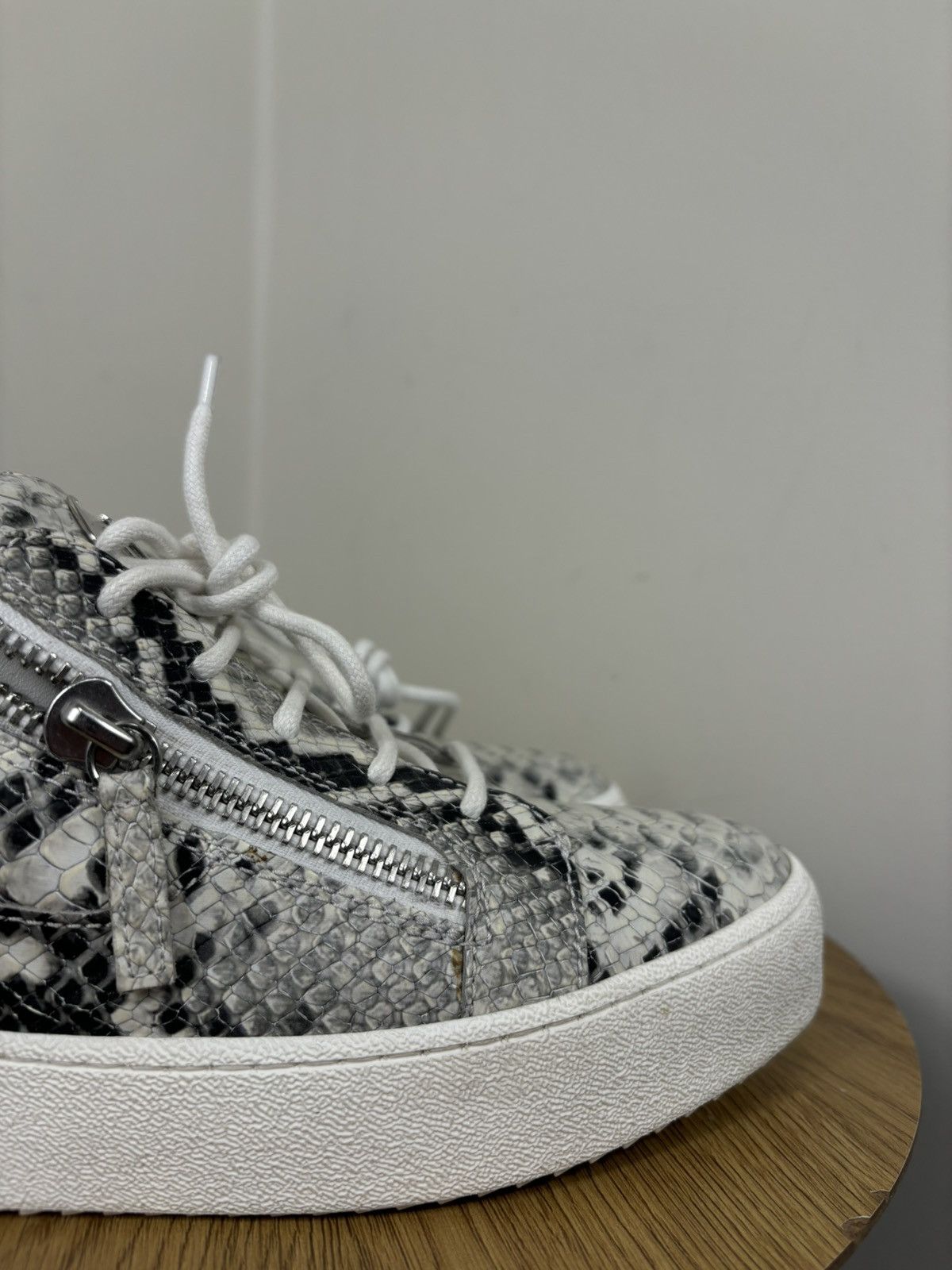 Giuseppe Zanotti Giuseppe Zanotti May London Roccia Snakeskin Sneakers Shoes Size US 9 / EU 42 - 6 Thumbnail