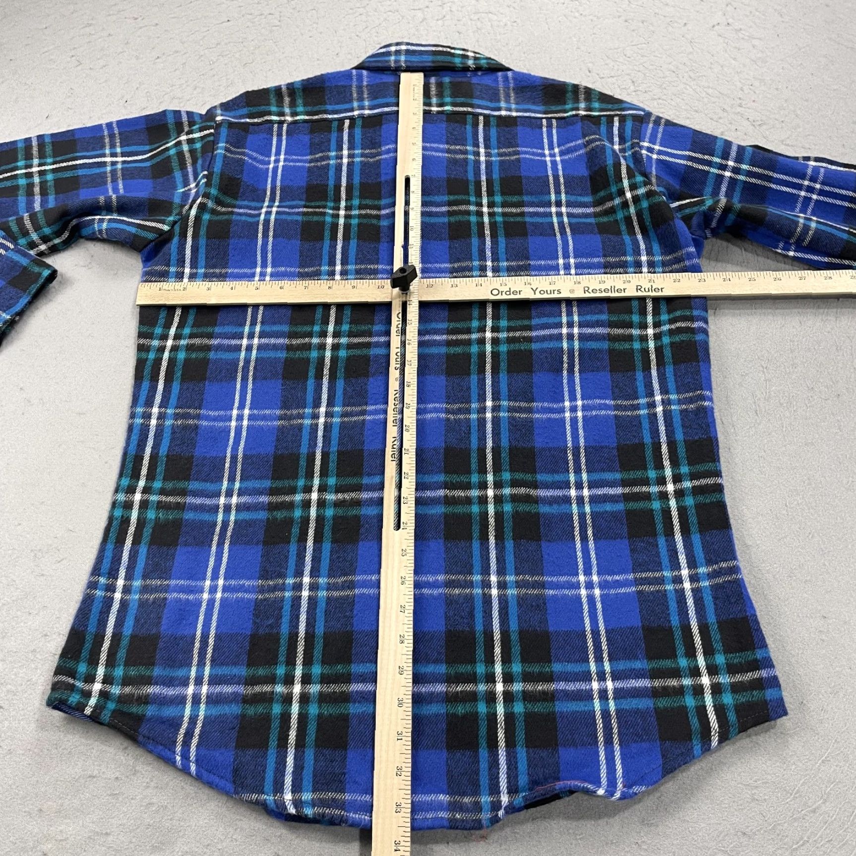 Vintage VINTAGE FIVEBROTHER Shirt Mens L Tallman Cotton Flannel Plaid Blue 90s Western Heavyweight Pockets Button-Up Style: Casual Workwear Travel Mens Size US L / EU 52-54 / 3 - 7 Thumbnail