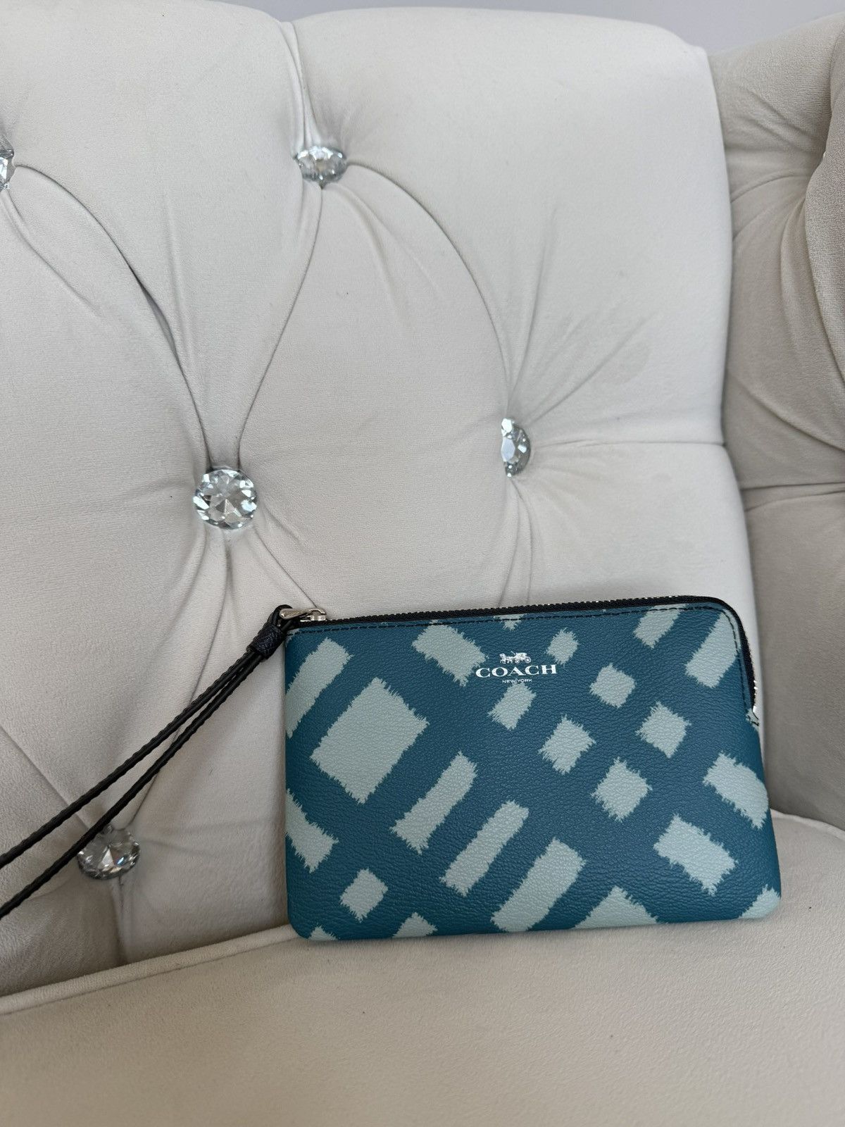 Coach Blue Coach Wristlet Size ONE SIZE - 1 Thumbnail