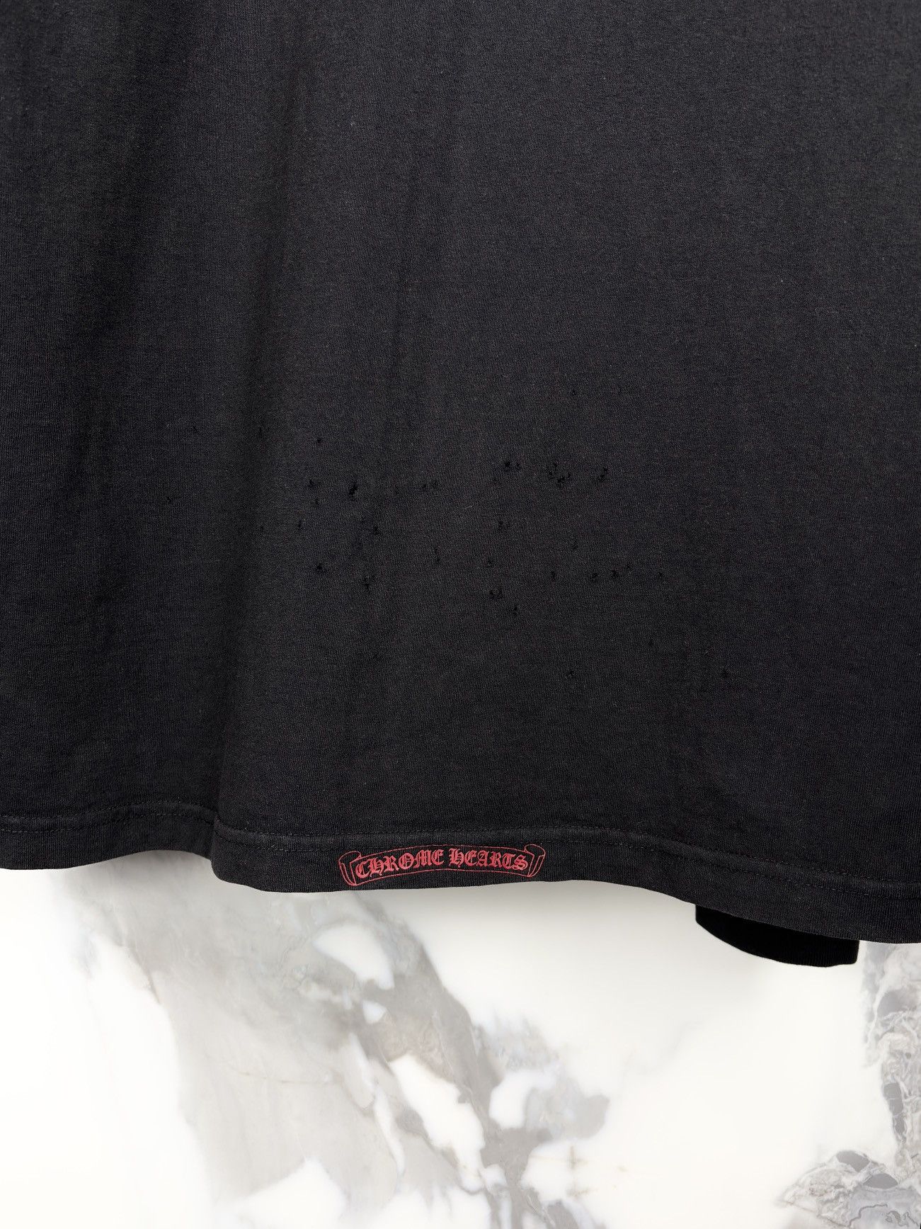 Chrome Hearts Chrome Hearts Vintage Red Spellout Sleeve Longsleeve Tshirt Size US XL / EU 56 / 4 - 8 Thumbnail