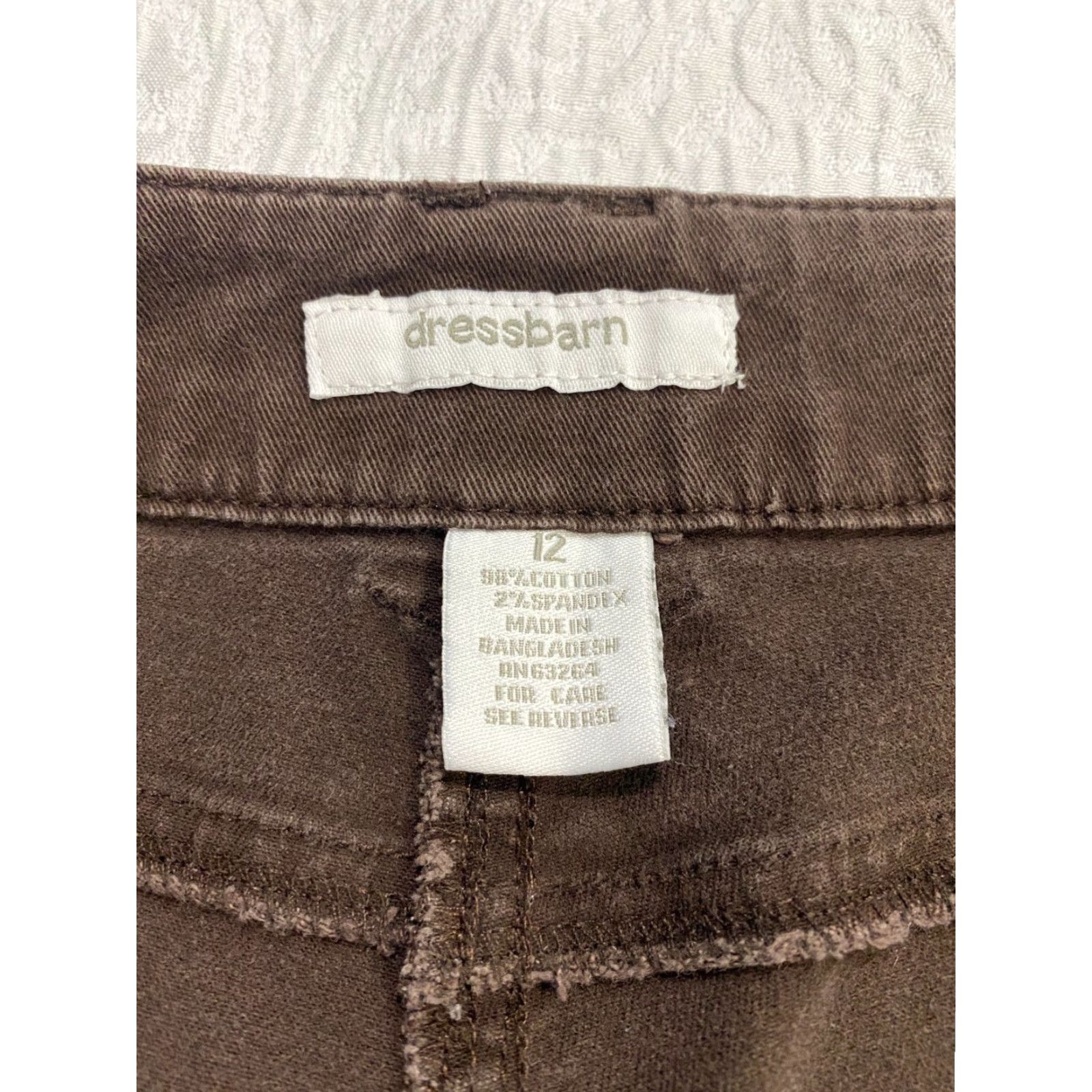 Vintage Dressbarn Pants Womens Size 12 Brown Size 34" / US 12 / IT 48 - 8 Thumbnail
