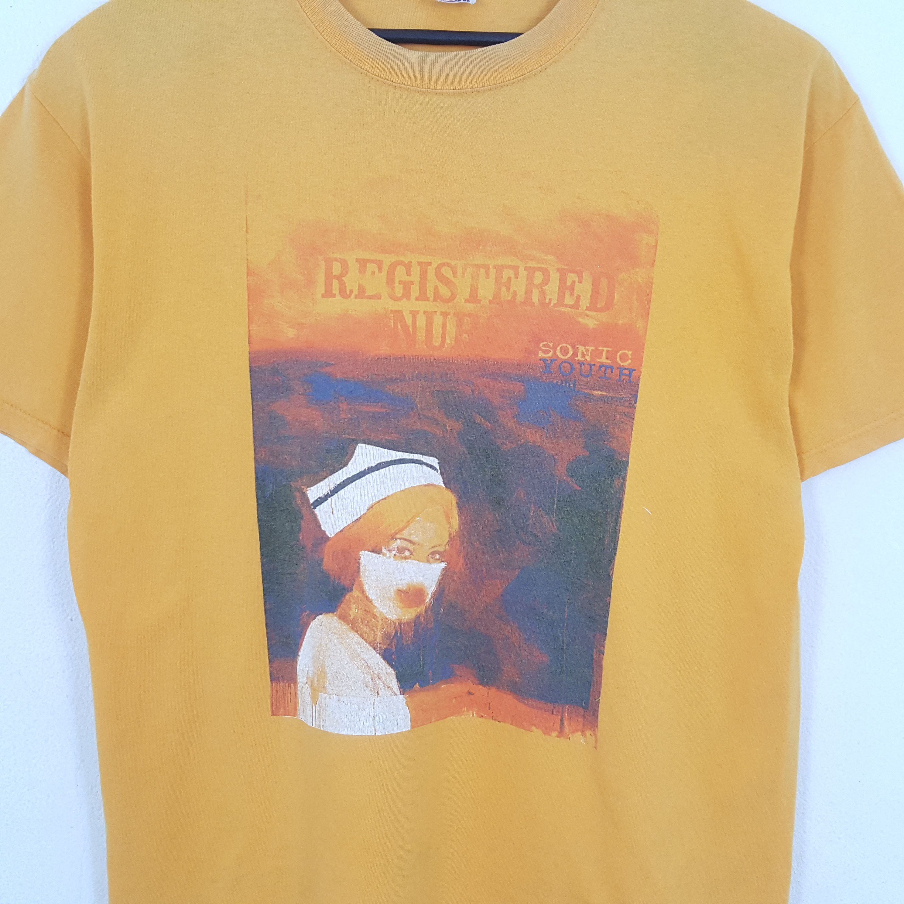 Band Tees × Vintage SONIC YOUTH Rock Band Music Vintage Tshirt Size US L / EU 52-54 / 3 - 2 Thumbnail